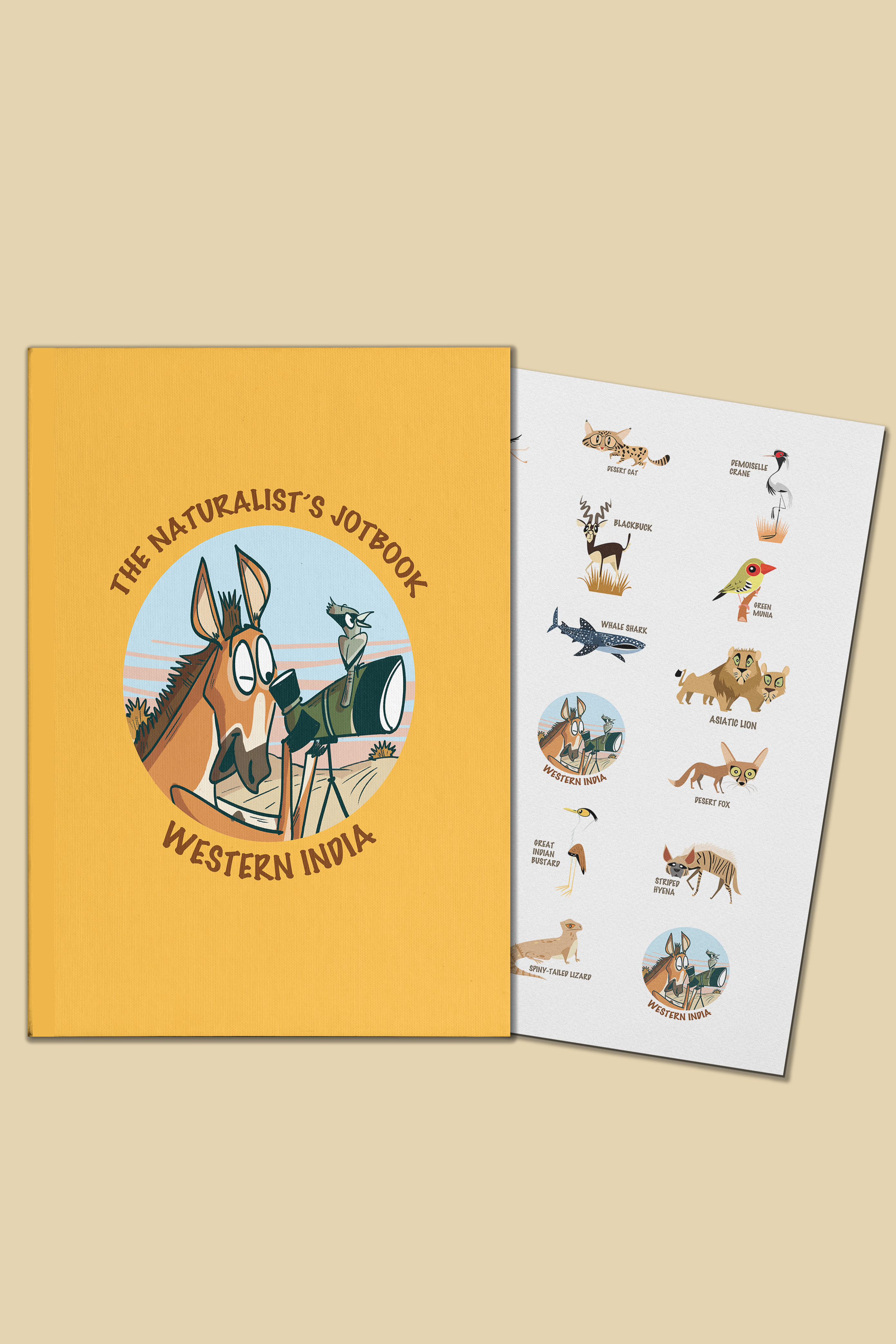 Naturalist’s Field Notebooks| Set of 6 with Sticker Sheets