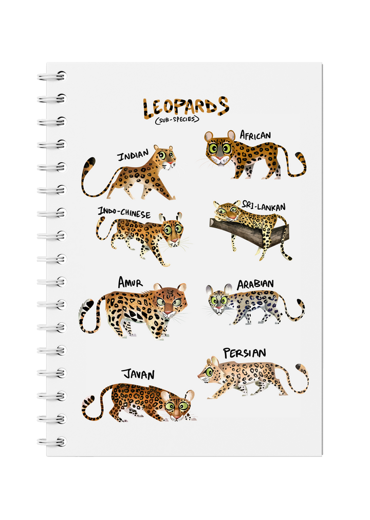 Leopard Sub Species Notebook