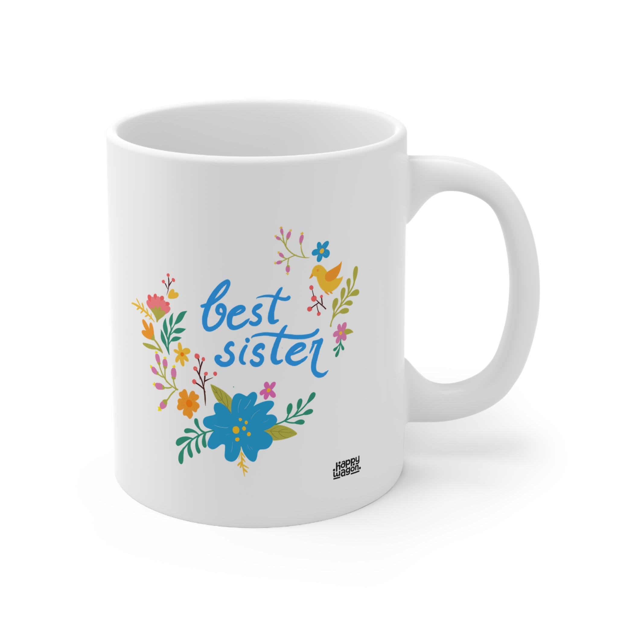 Best Sister Floral Mug