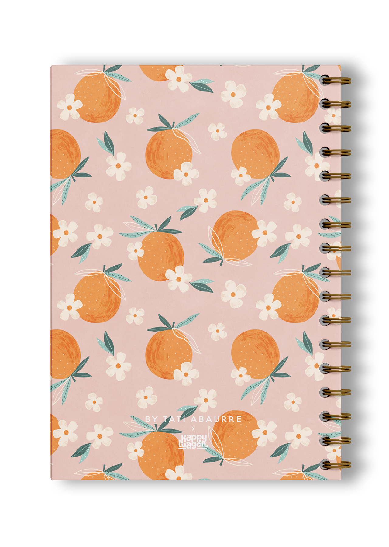 Blooming Oranges Spiral Notebook