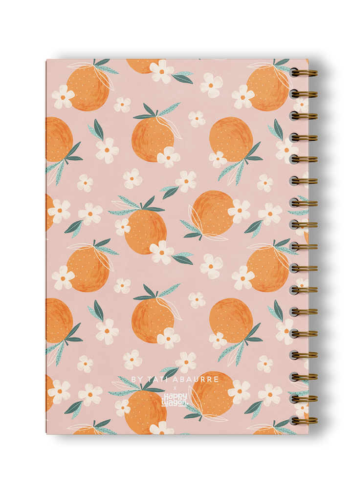 Blooming Oranges Spiral Notebook