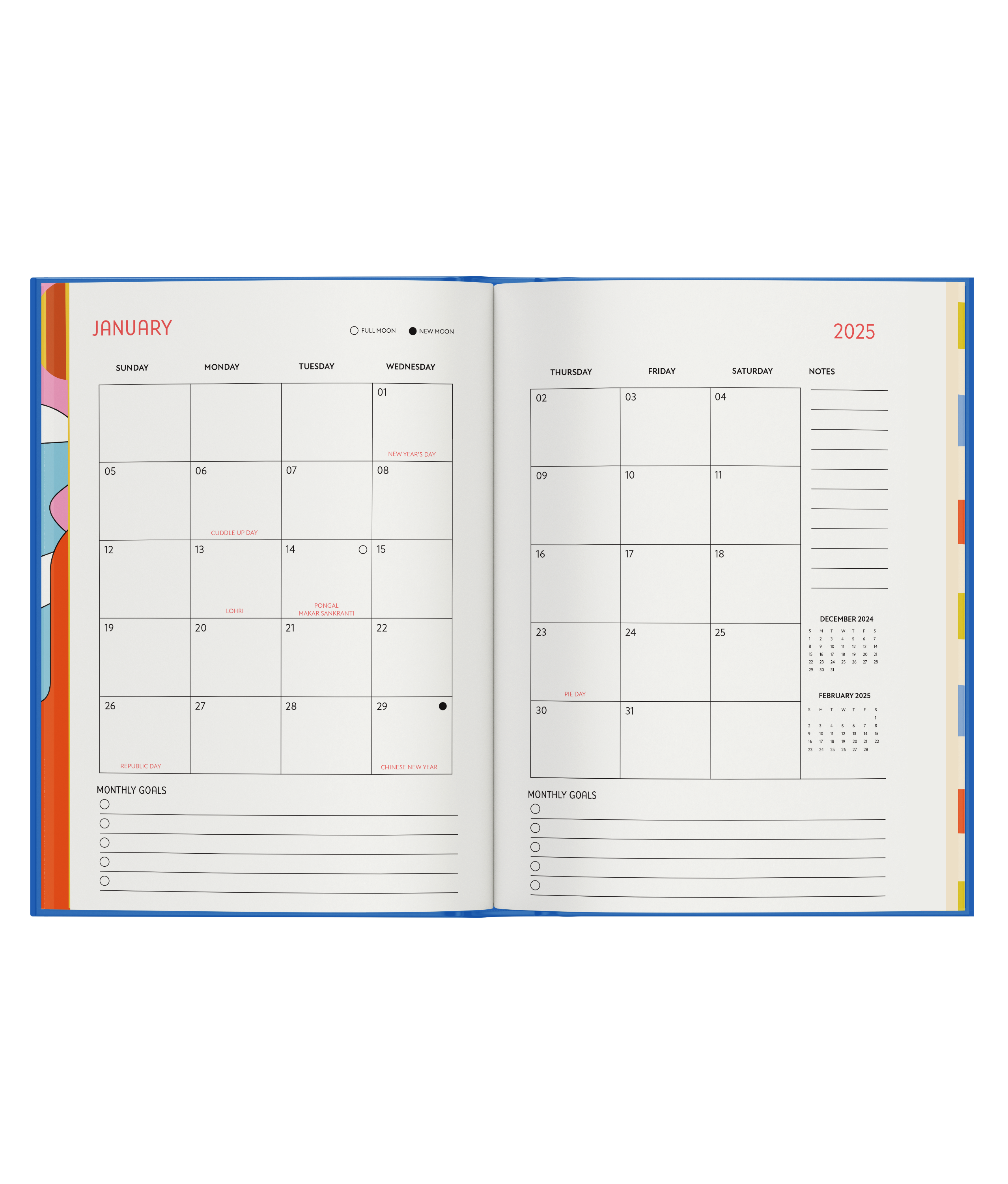 2025 Checkered  | Hardbound Planner