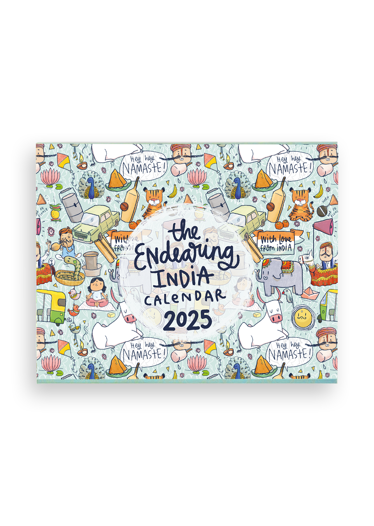 2025 Endearing Desk Calendar