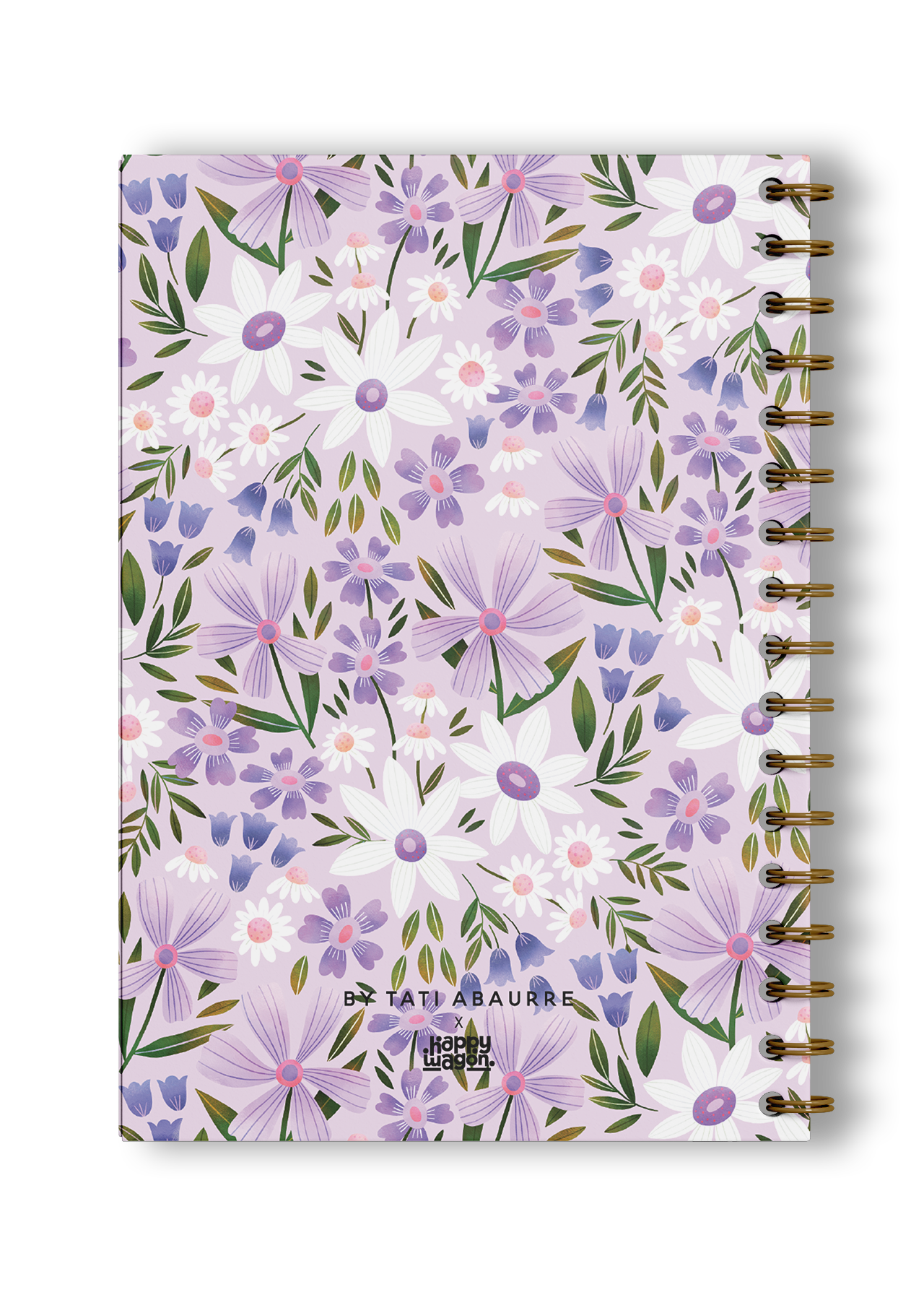 Lilac Flora Spiral Notebook