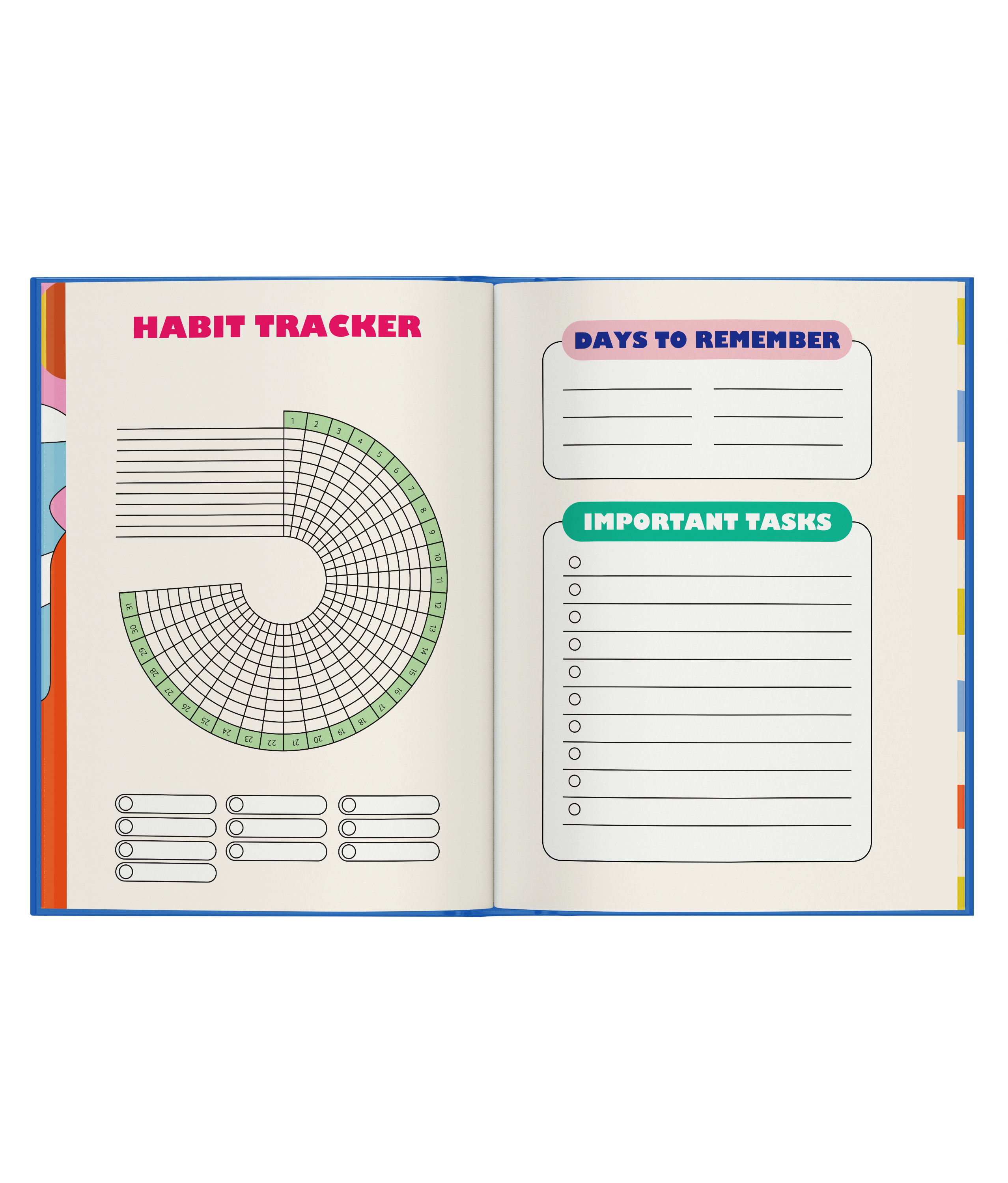 2025 Checkered  | Hardbound Planner