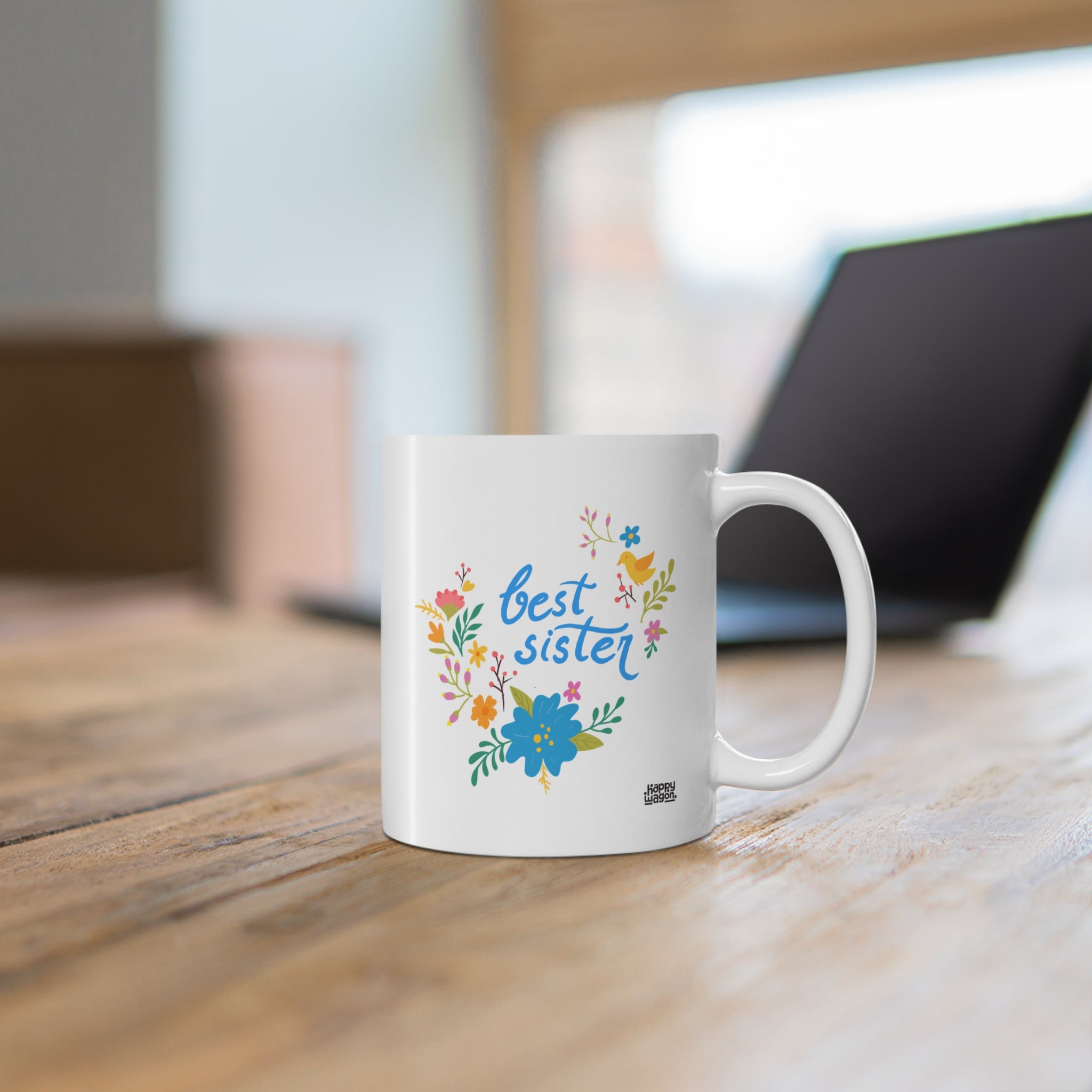 Best Sister Floral Mug