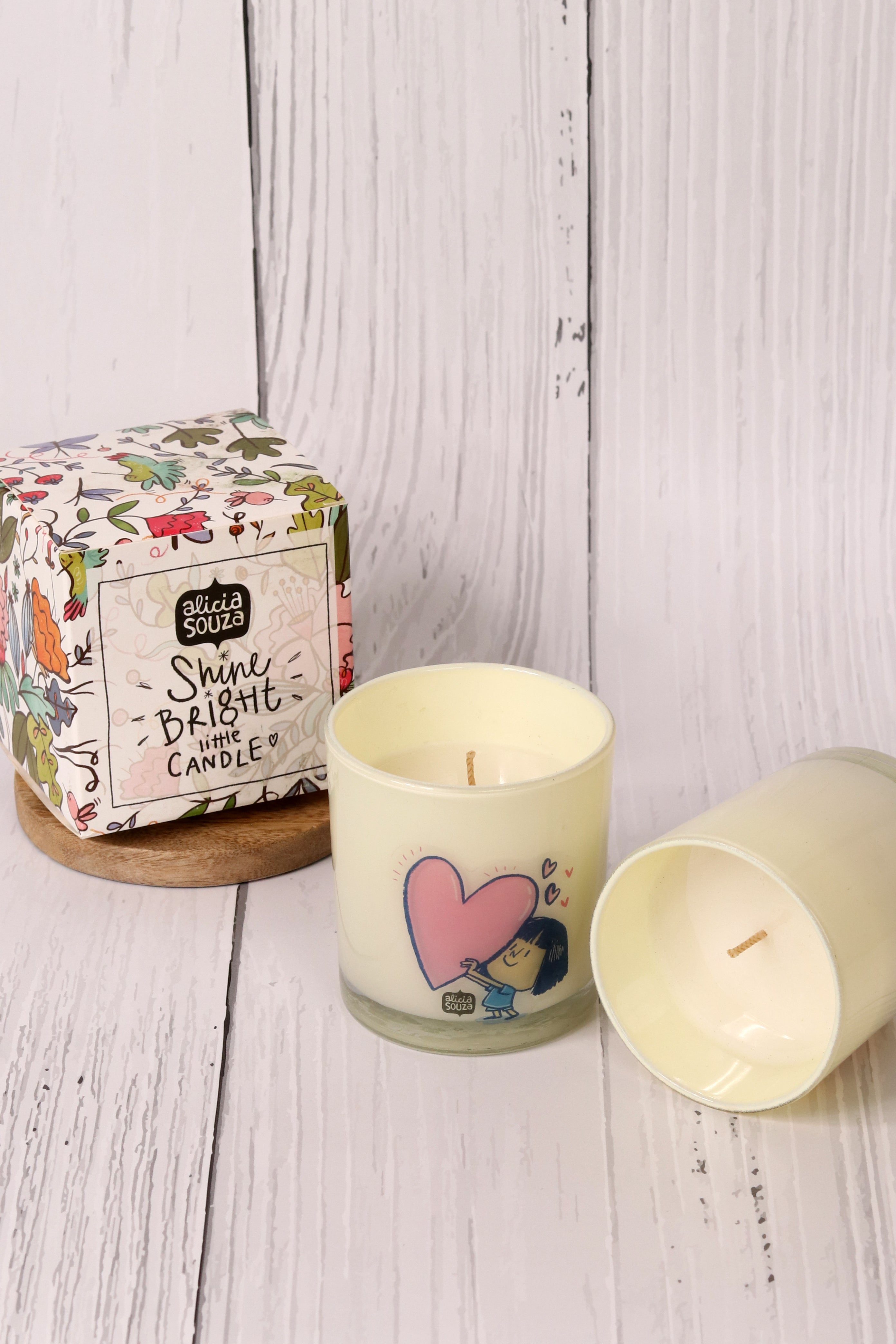 Girl Heart Scented Candle