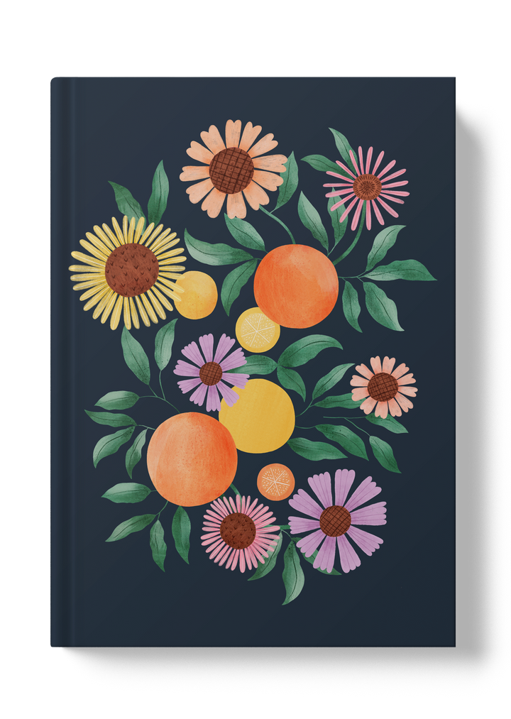 Oranges Hardcover Notebook