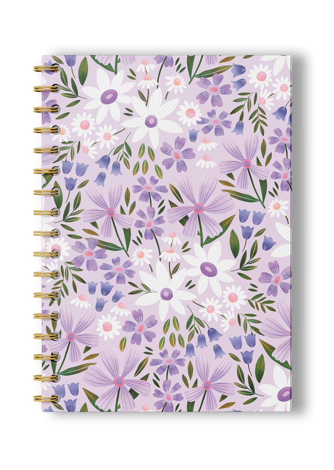 Lilac Flora A5 Sketchbook