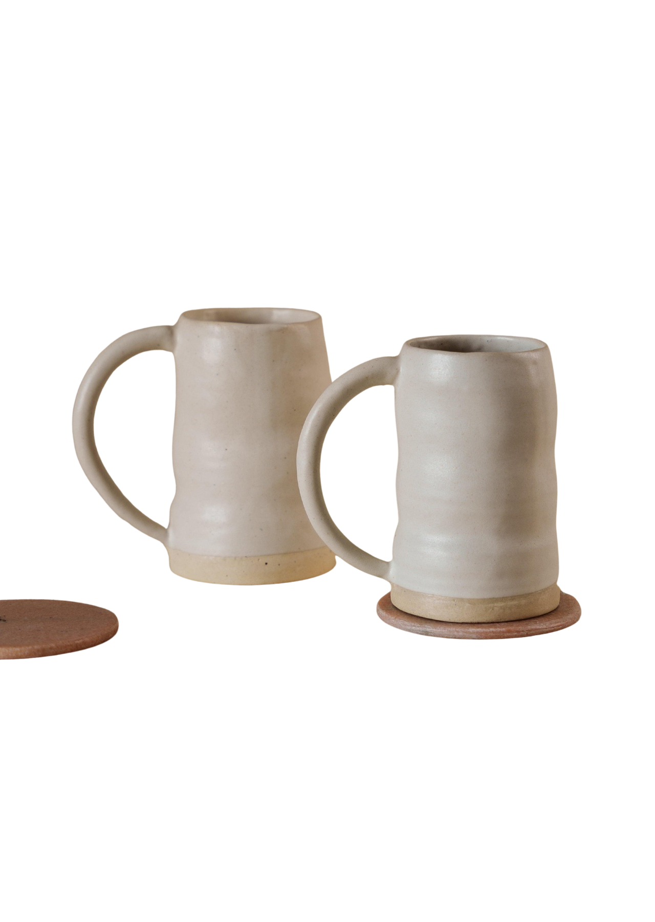 Uneven Beer Mugs