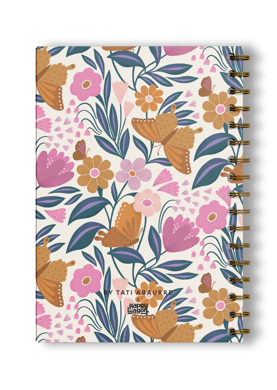 Blossoming Butterflies Spiral Notebook