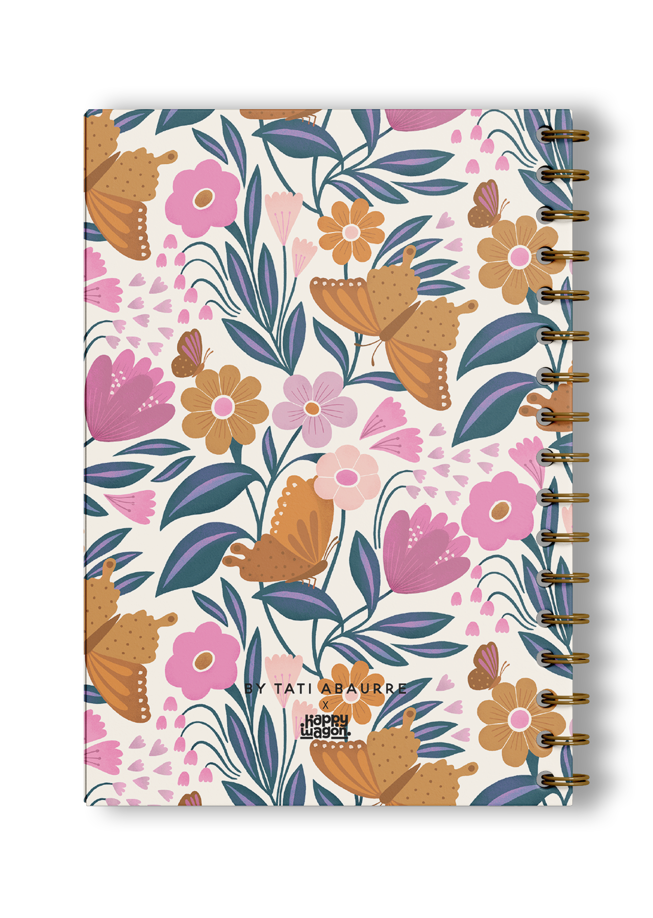 Blossoming Butterflies Spiral Notebook