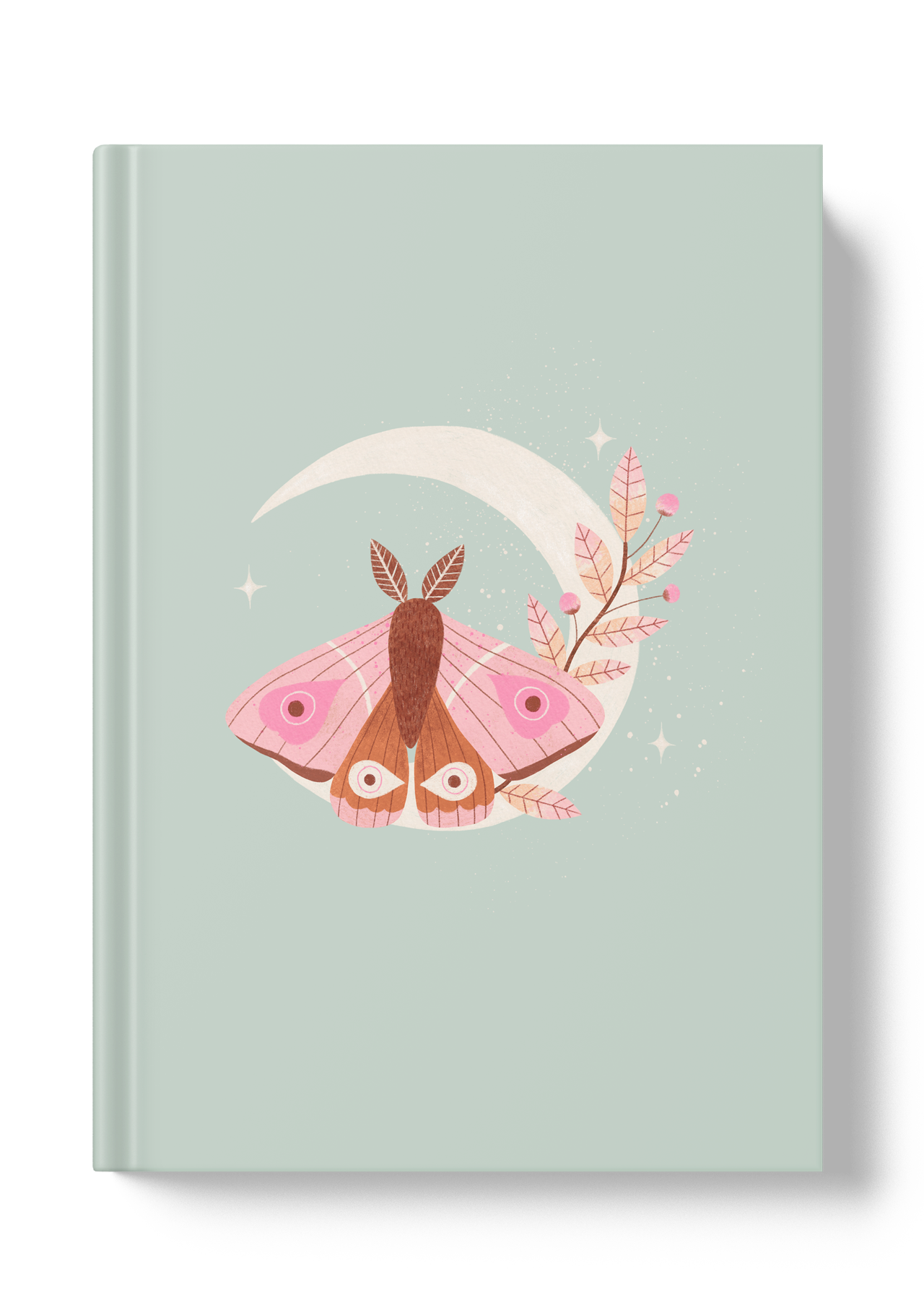 Mystic Moth Hardcover Notebook