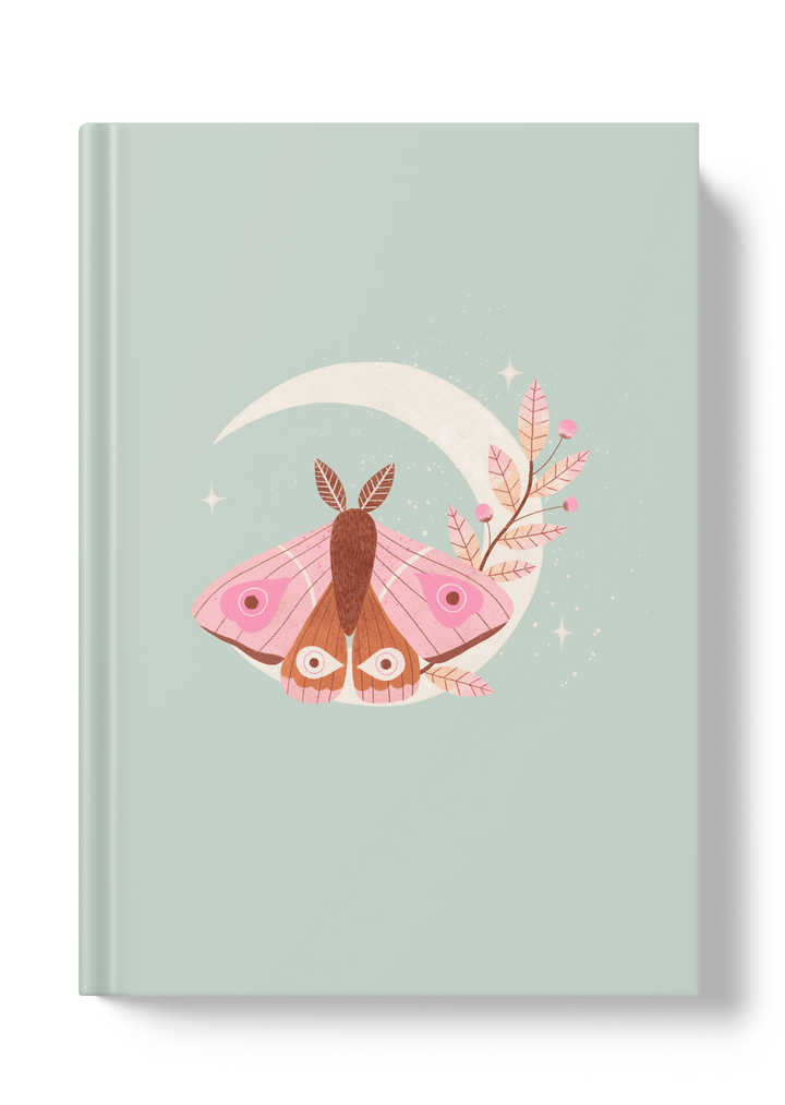 Mystic Moth Hardcover Notebook