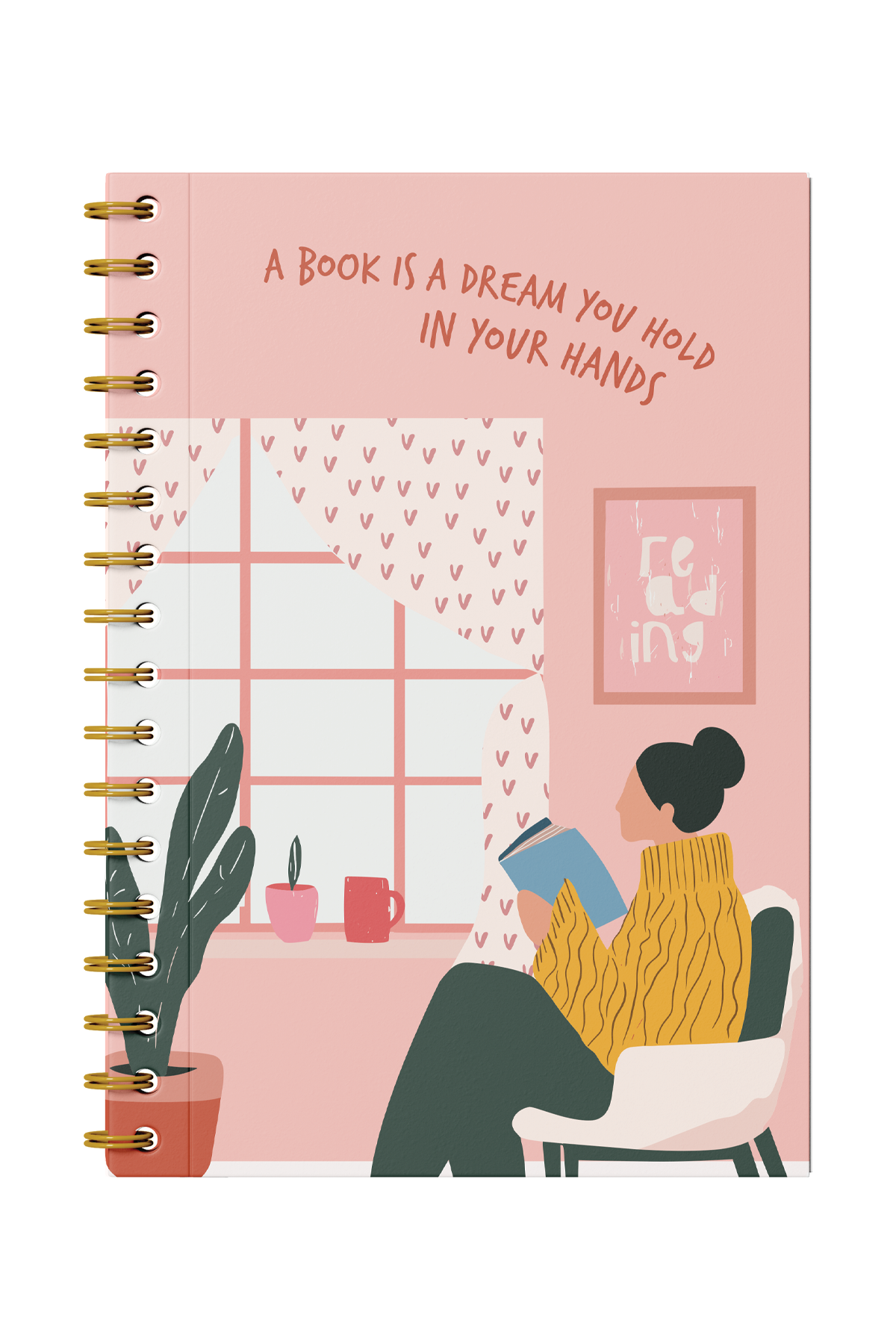 A Book Is Your Dream Spiral Notebook