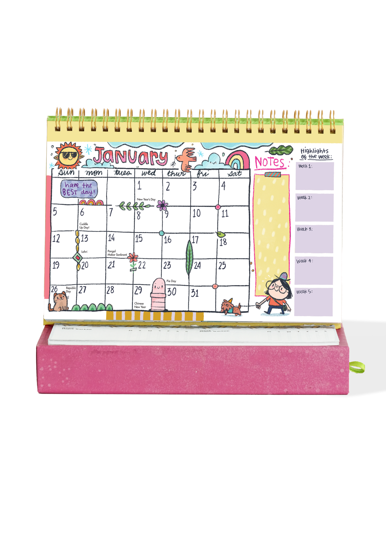 2025 Bits & Bobs Desk Calendar