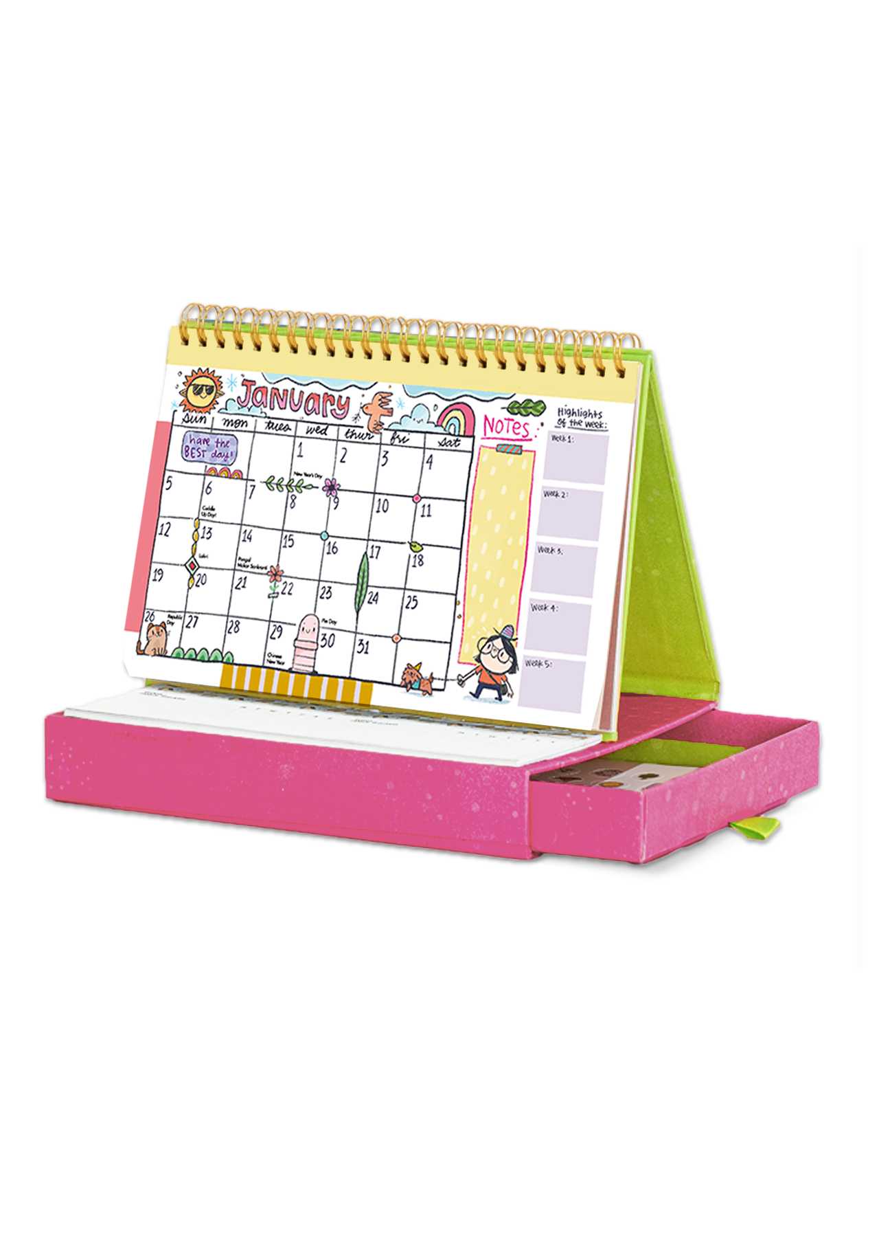 2025 Bits & Bobs Desk Calendar