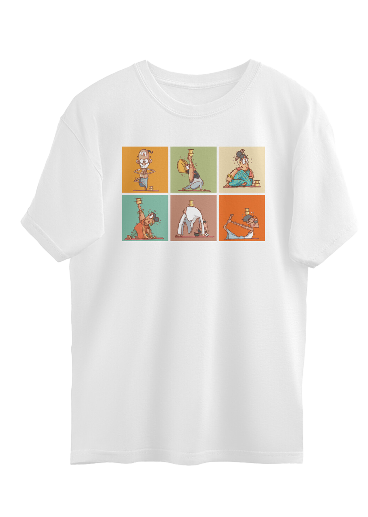 Yoga Poses Oversized T-shirt