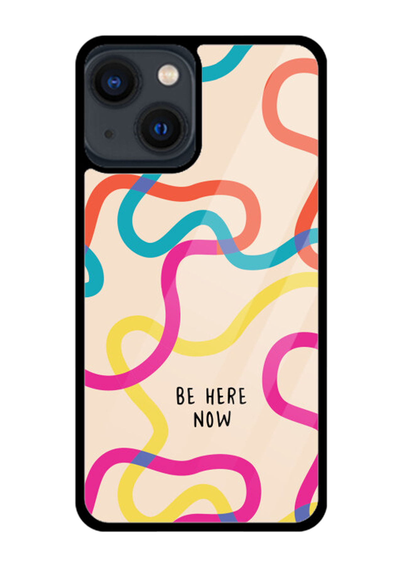 Be Here Now iPhone Cover – Happy Wagon