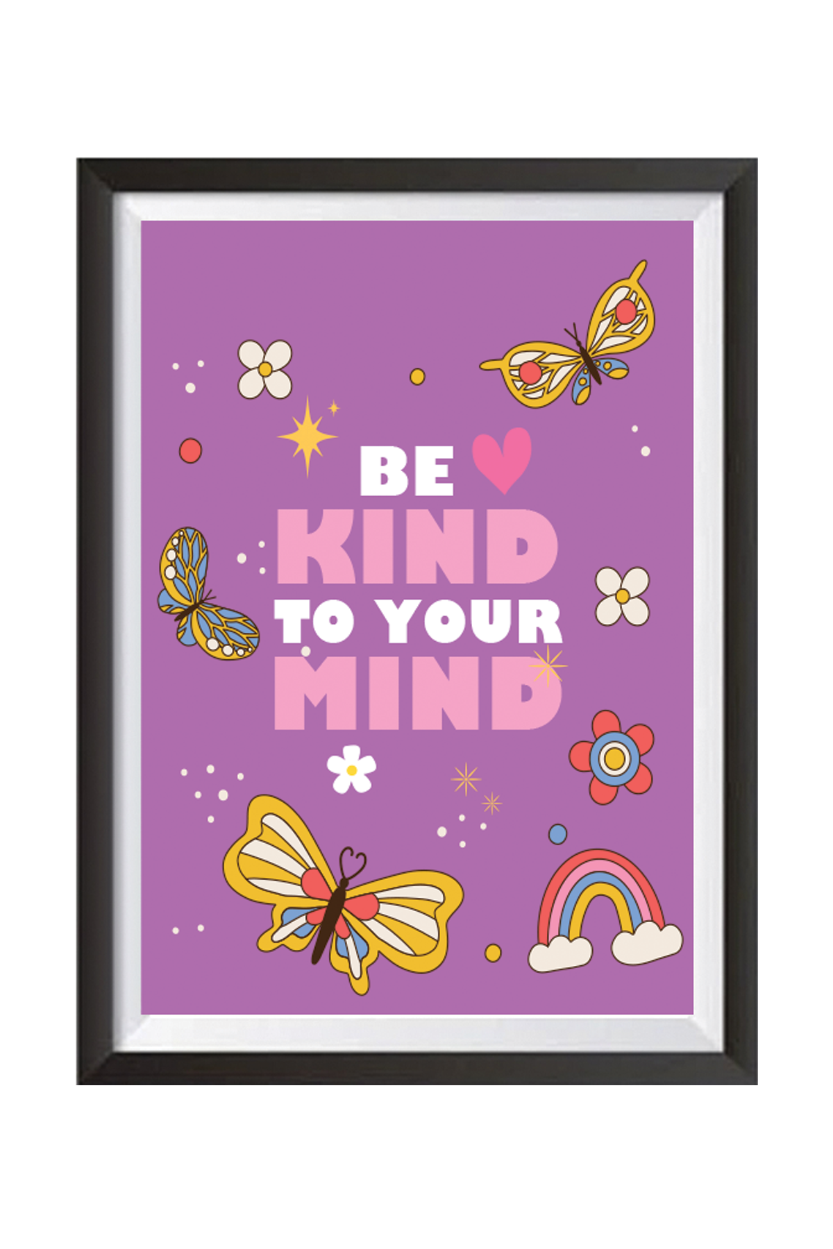 Be Kind To Mind Wall Art