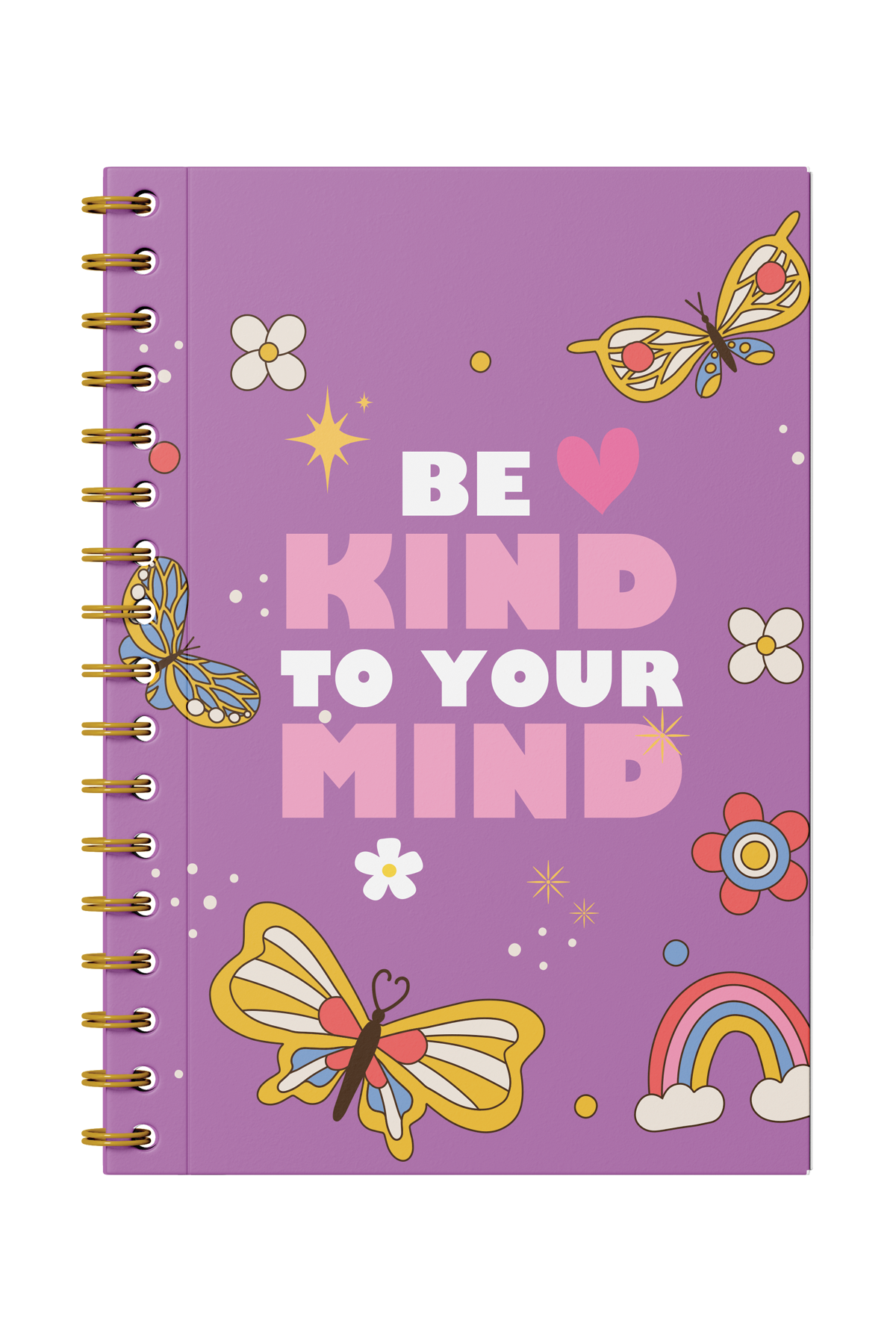 Be Kind To Your Mind Spiral Notebook