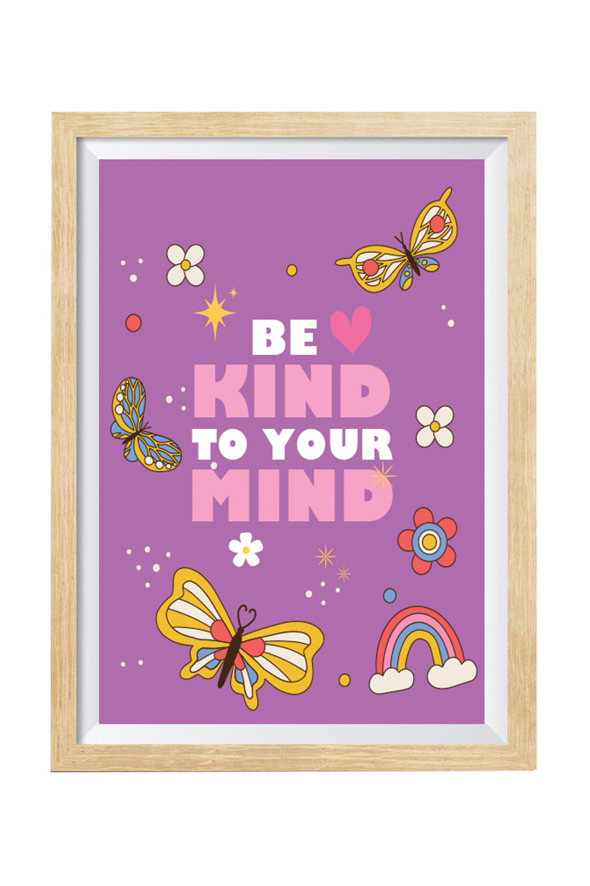 Be Kind To Mind Wall Art