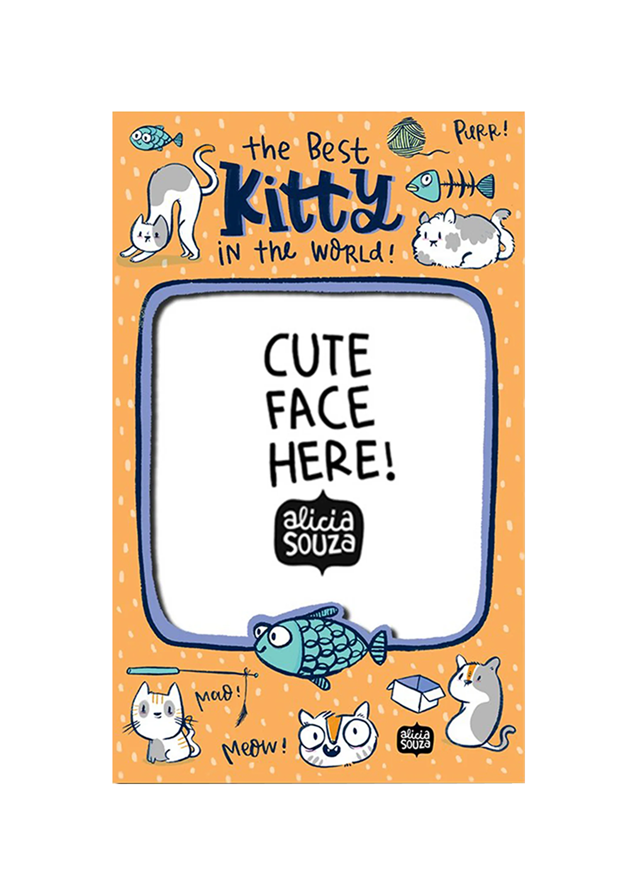 Best Kitty - Refrigerator Magnetic Frame (small)