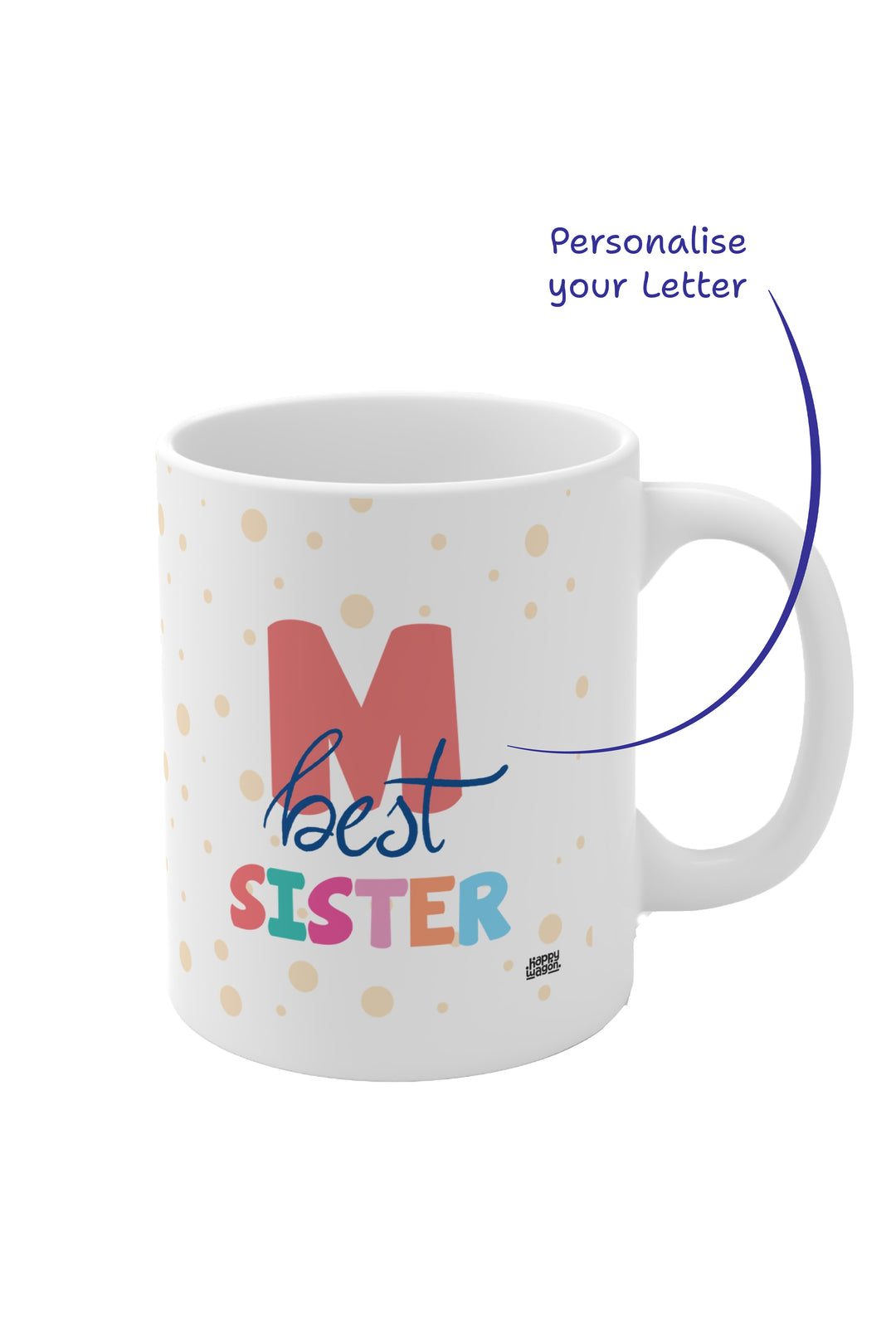 Personalised Best Sister Mug