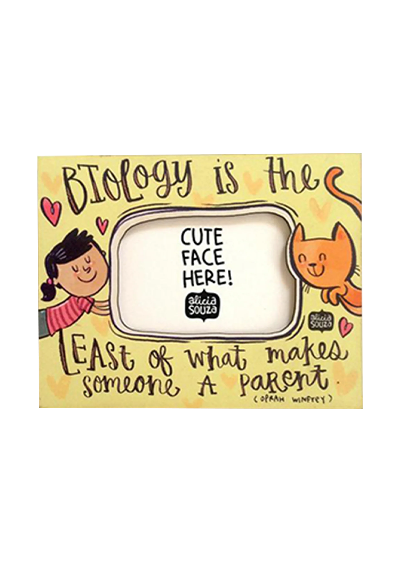 Biology Cat- Refrigerator Magnetic Frame (big)