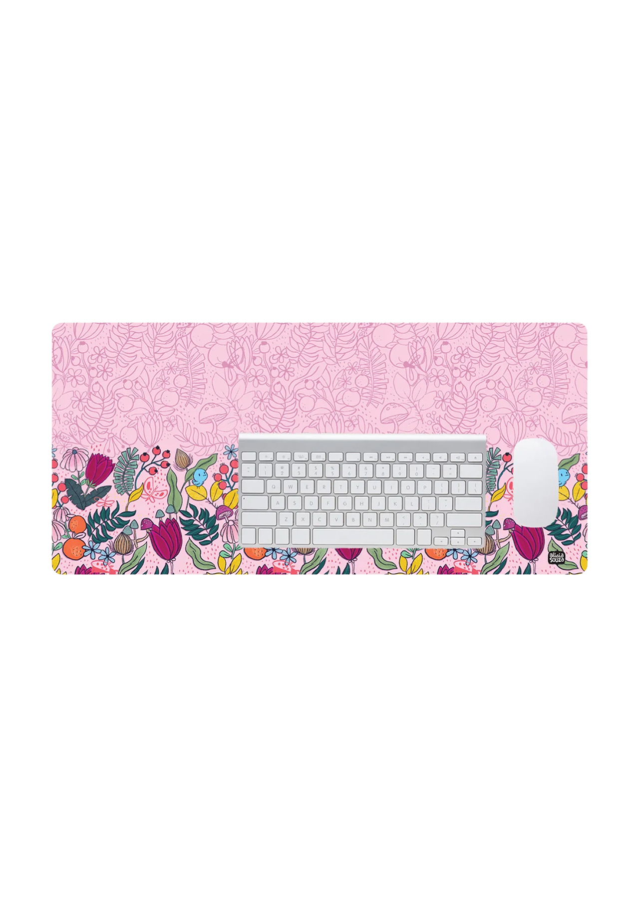 Birdie Floral Desk Mat