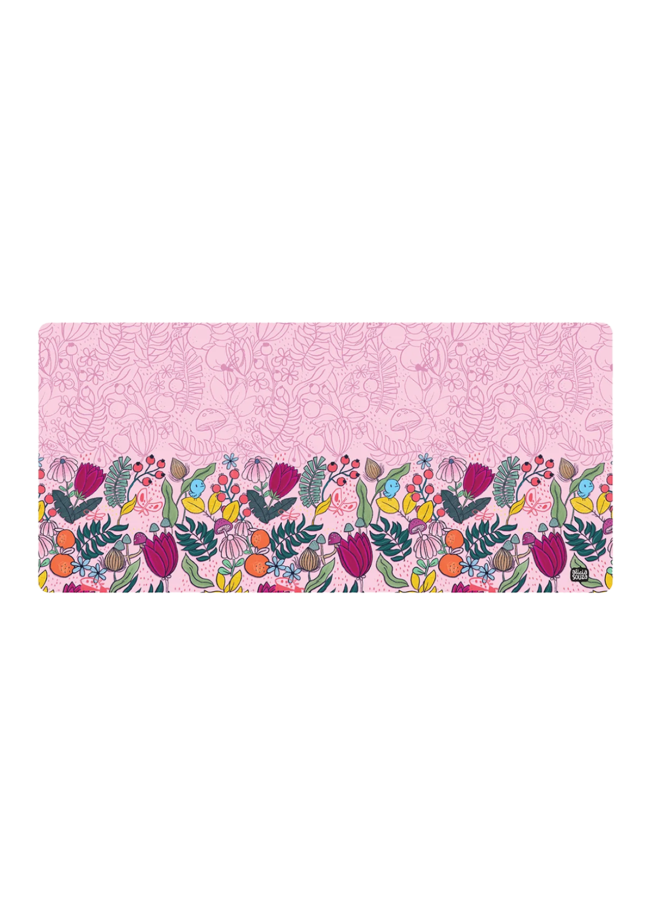 Birdie Floral Desk Mat