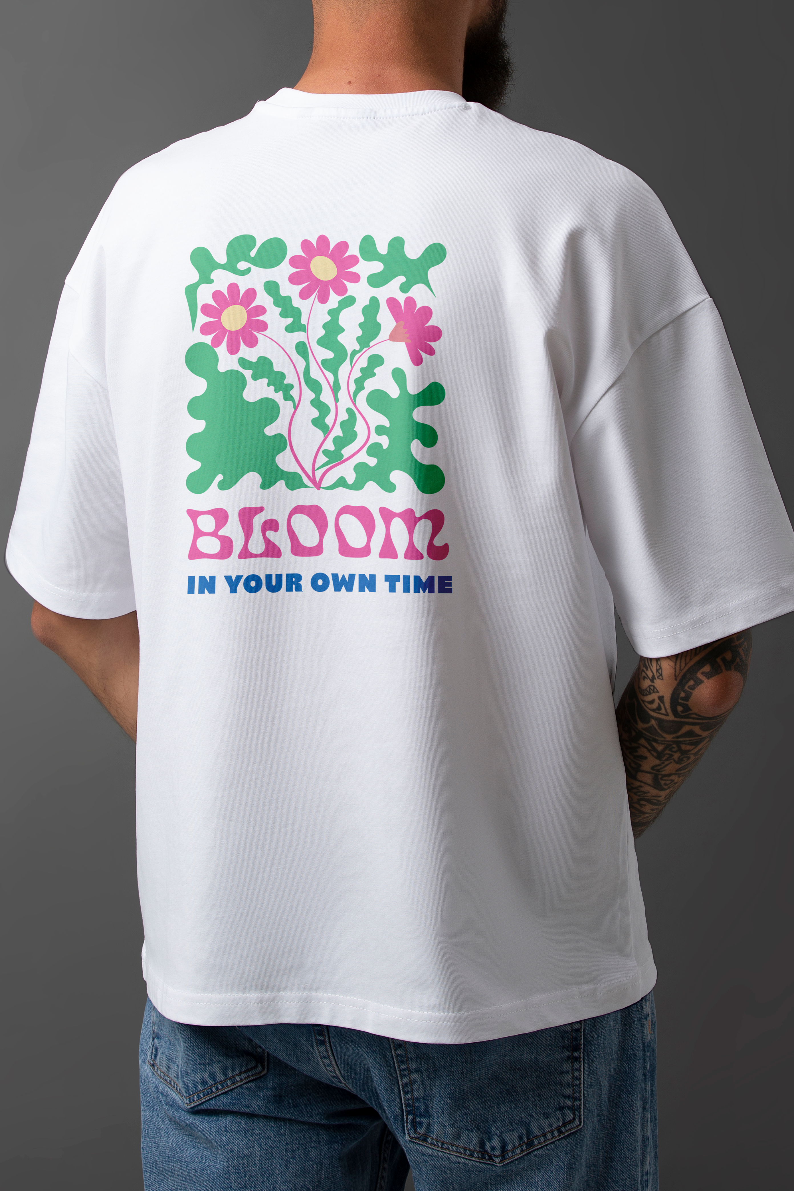 Bloom In Your Own Time Oversized T-shirt