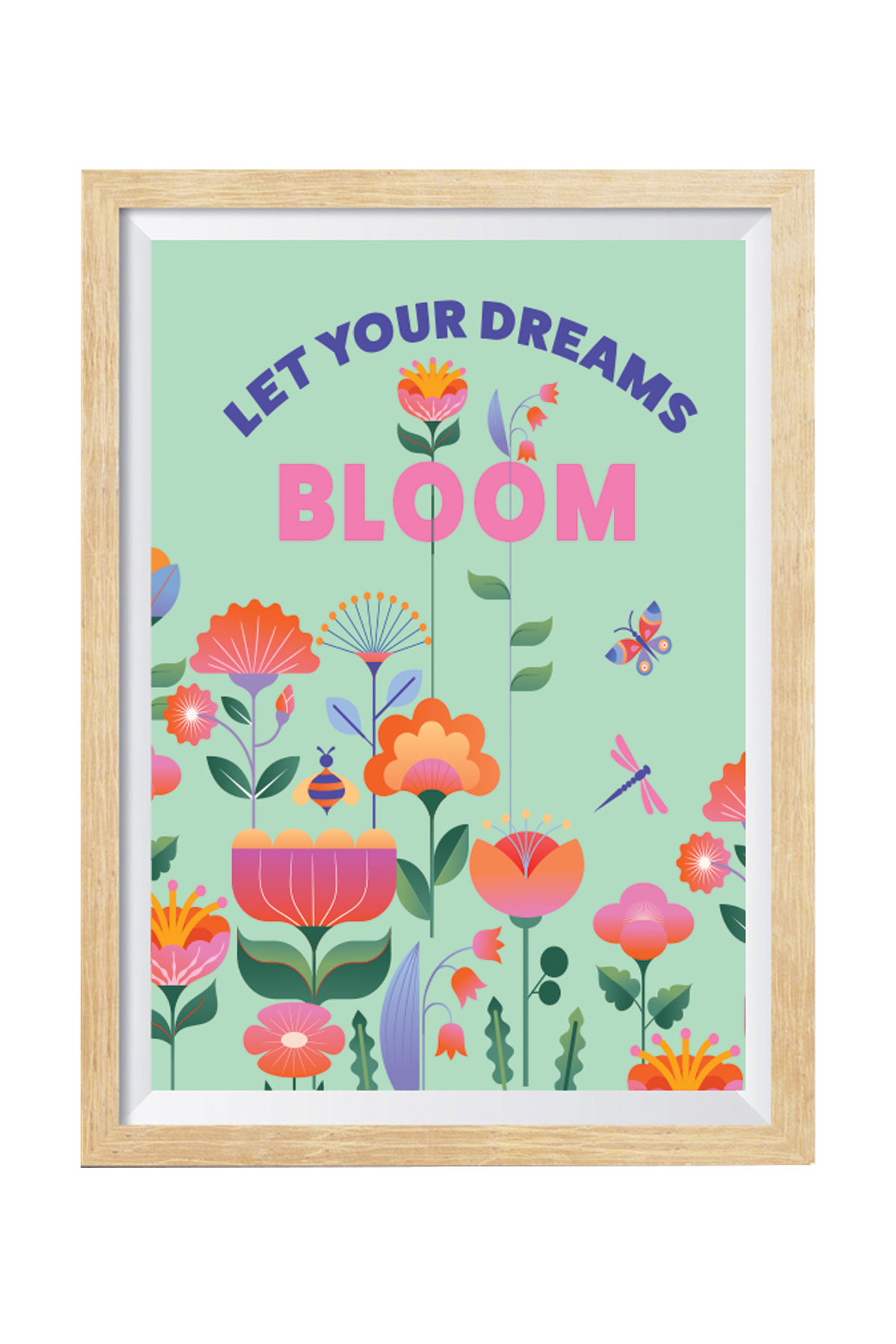 Let Your Dreams Bloom Wall Art