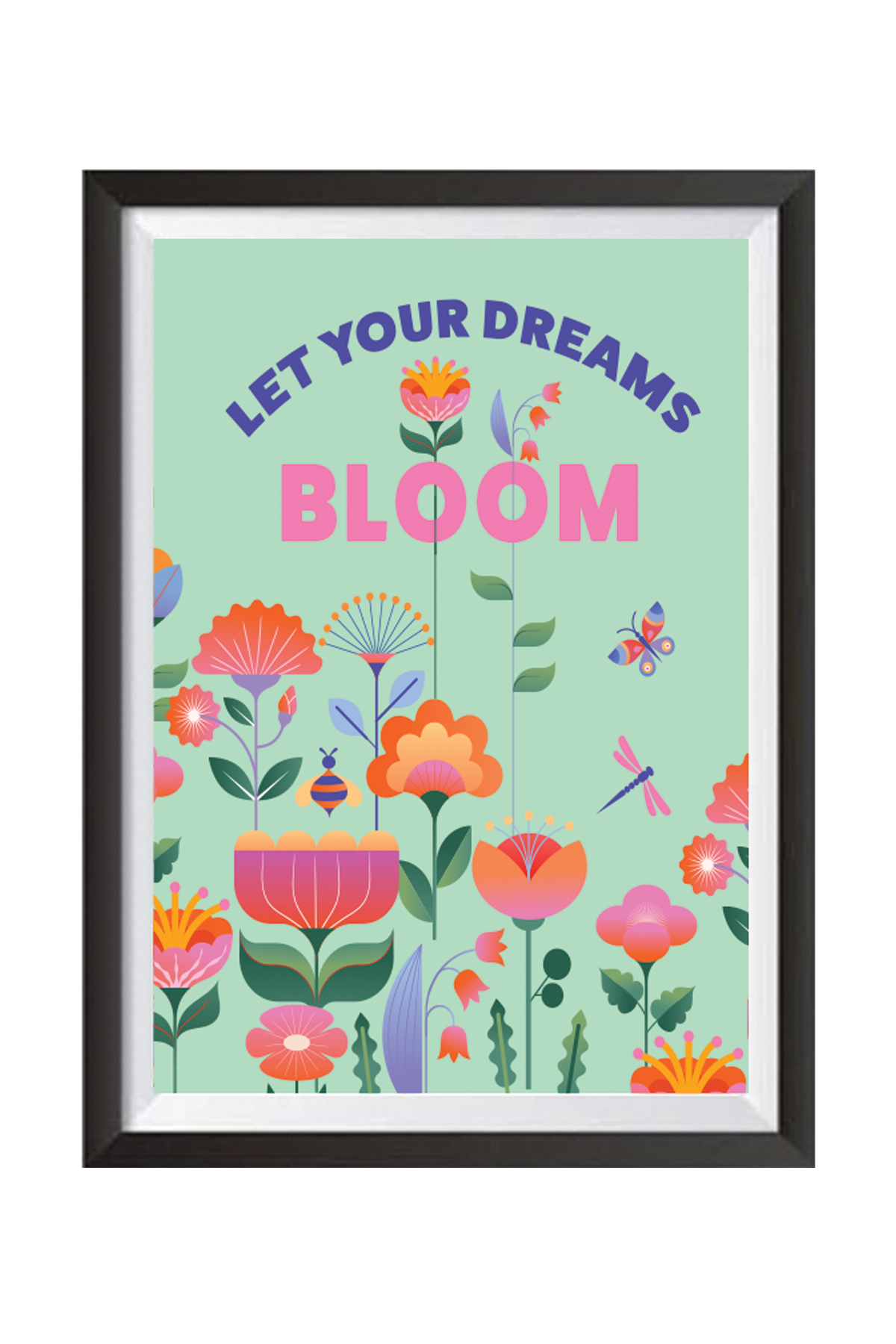 Let Your Dreams Bloom Wall Art