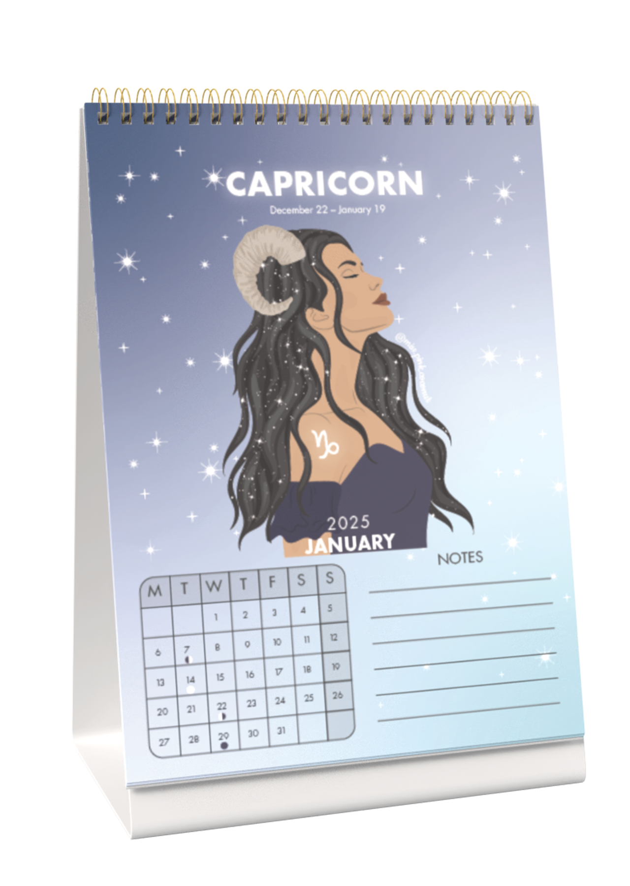 2025 Zodiac Sign Calendar Desk Calendar