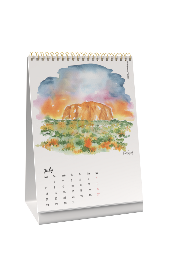 2025 Around the World Desk Calendar