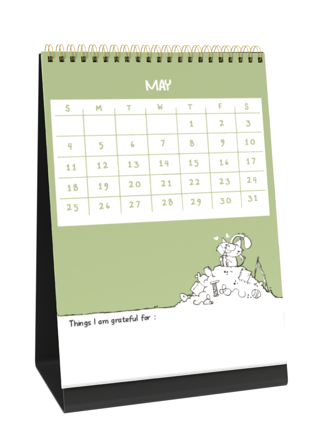 2025 Pets Desk Calendar