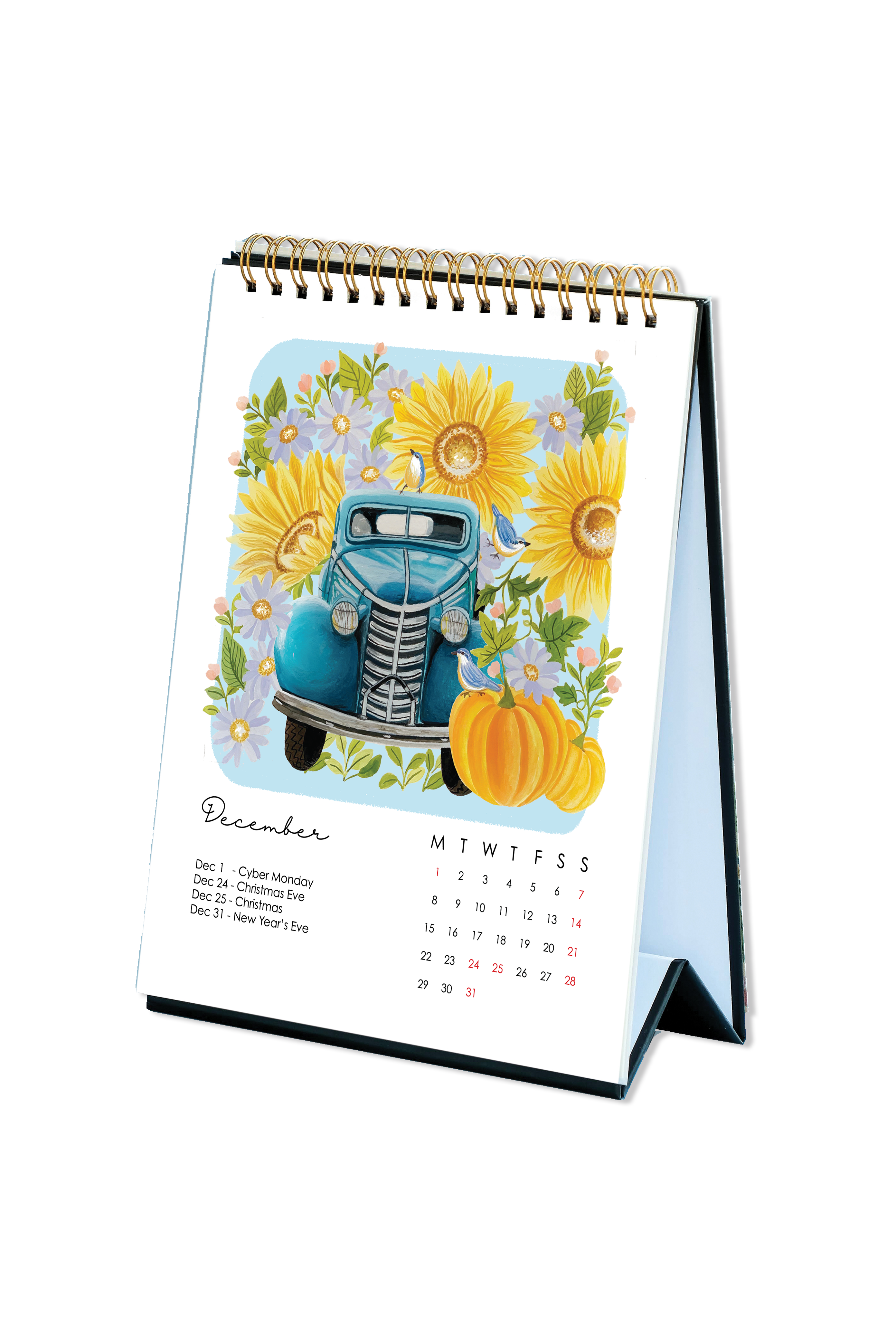 2025 Botanical Stories Desk Calendar