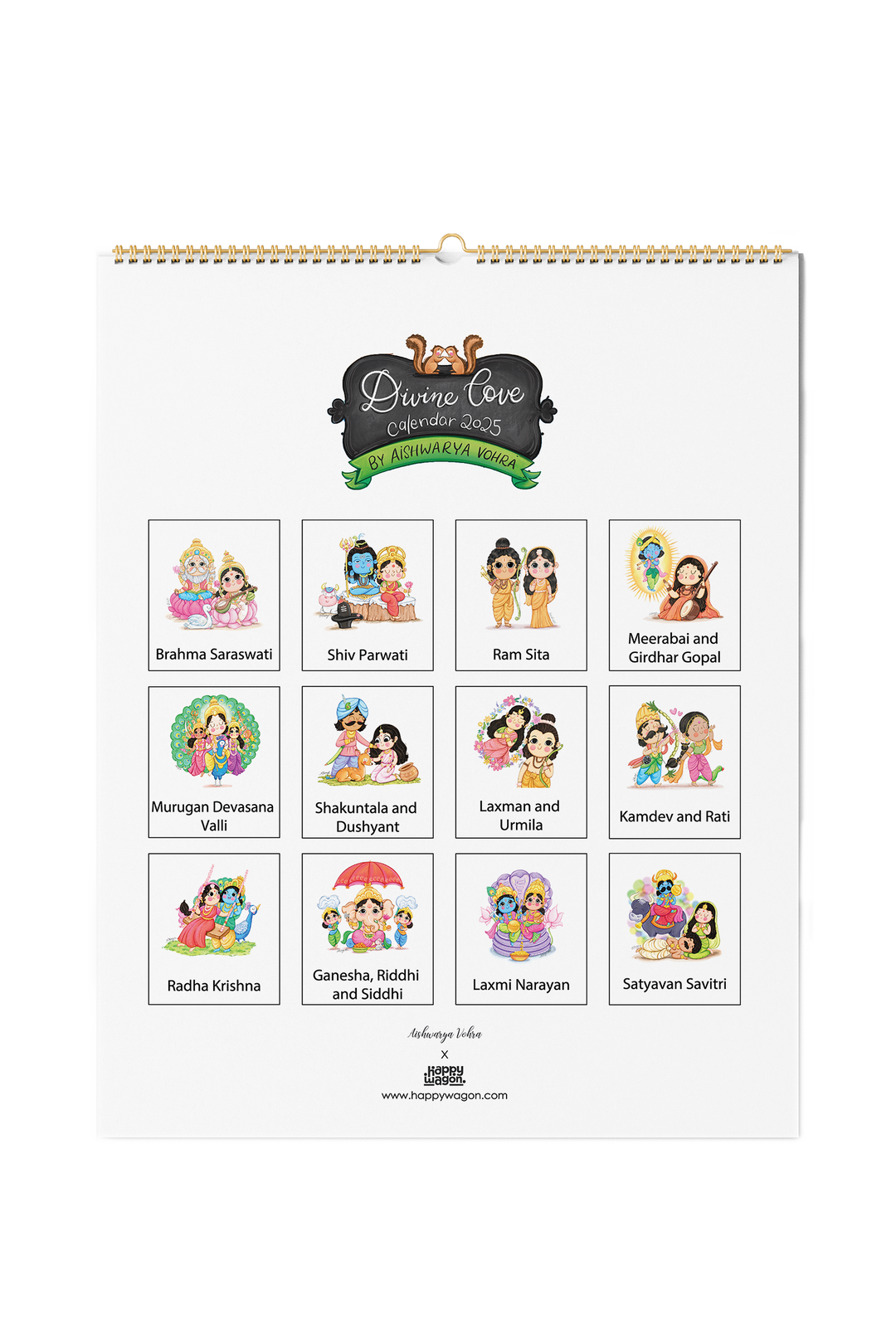 2025 Divine Love Wall Calendar