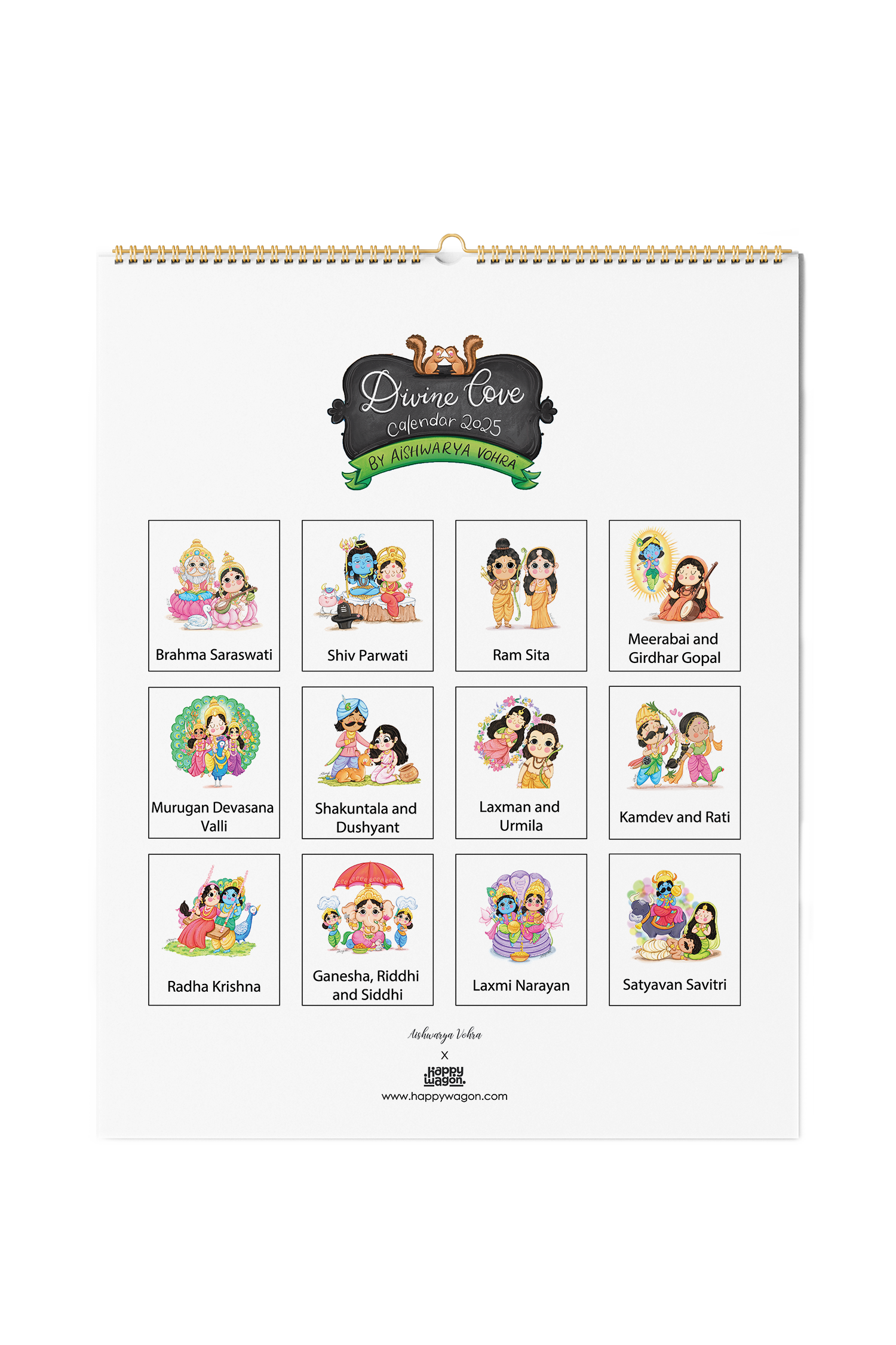 2025 Divine Love Wall Calendar