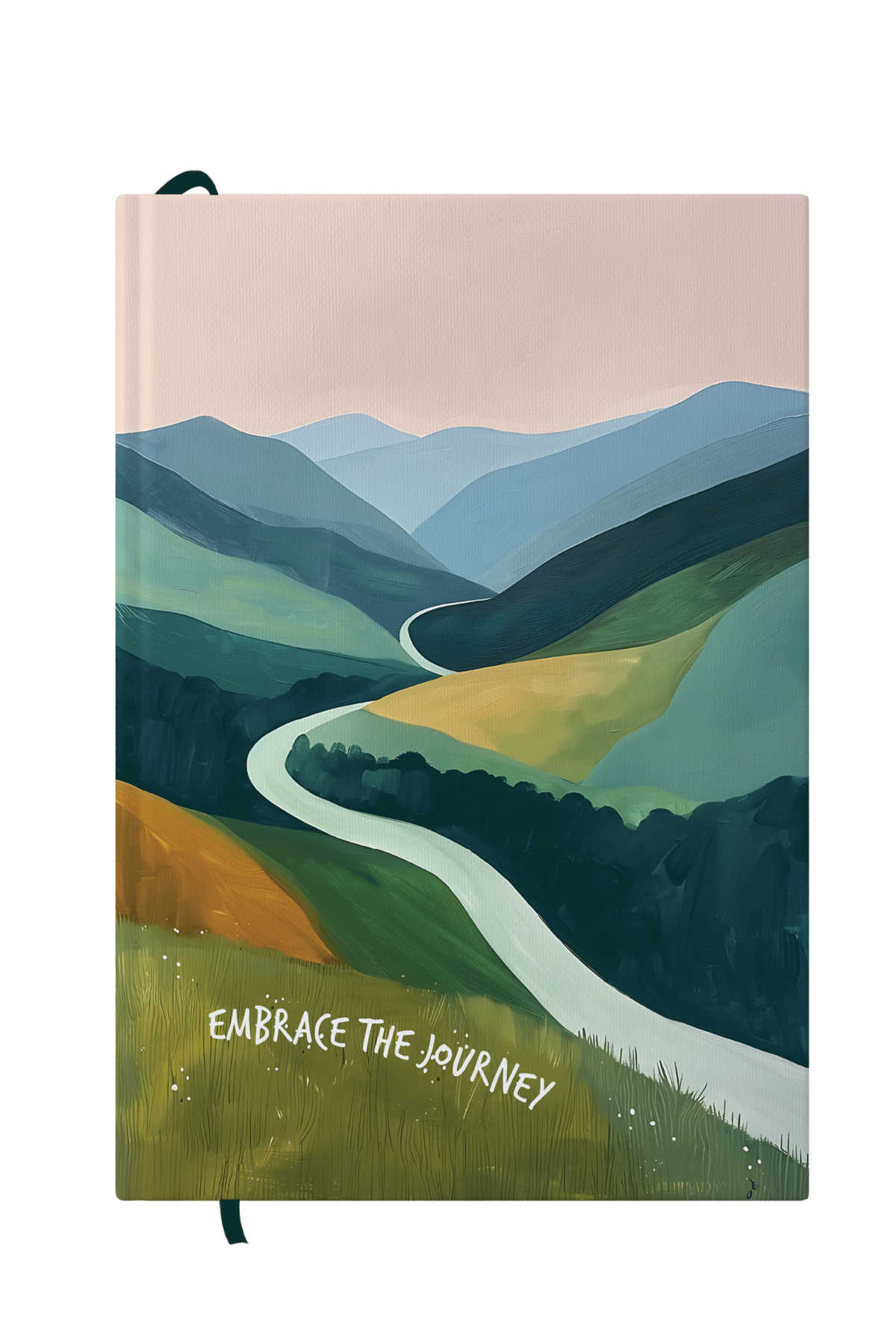 Embrace The Journey Hardcover Notebook