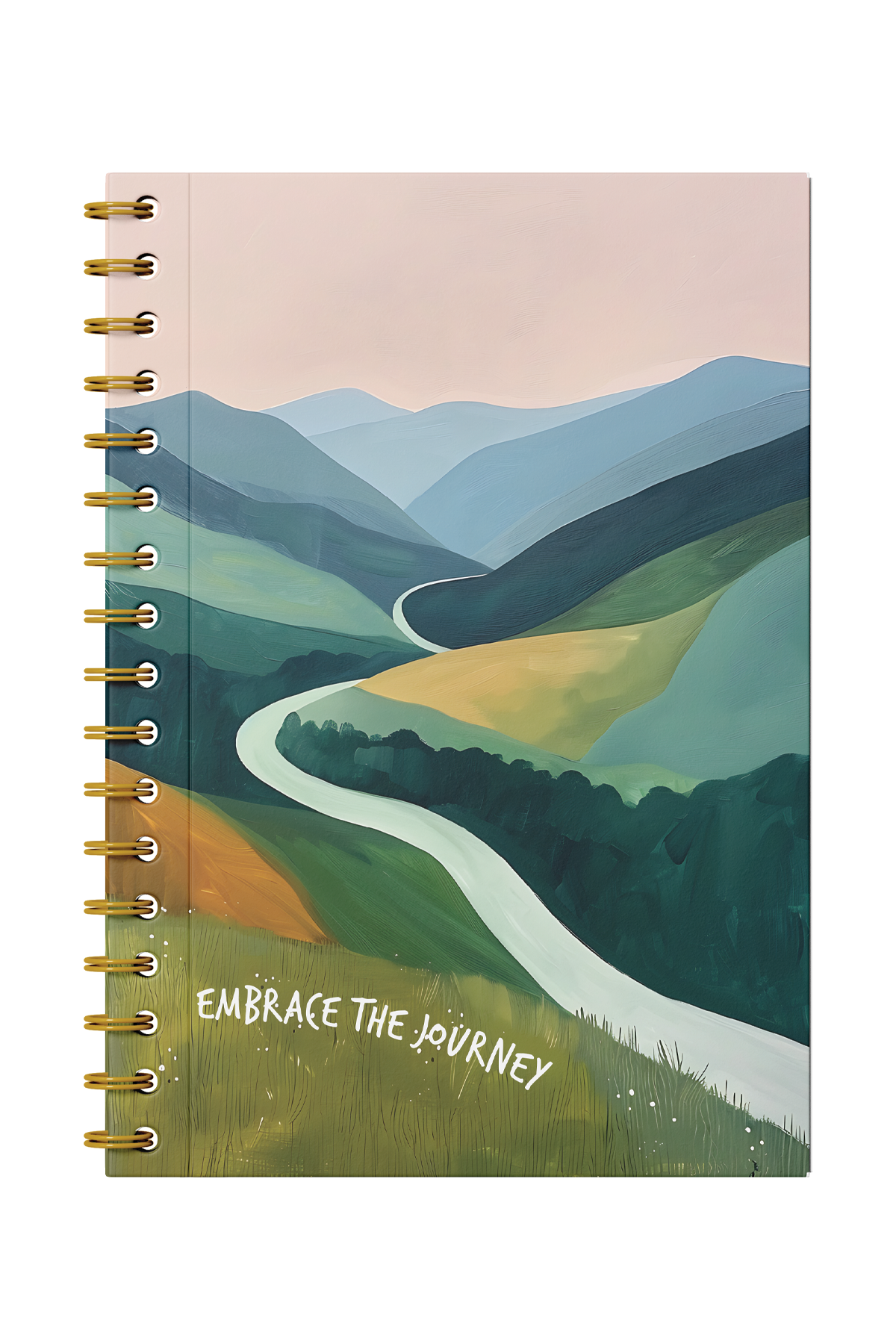 Embrace The Journey Spiral Notebook