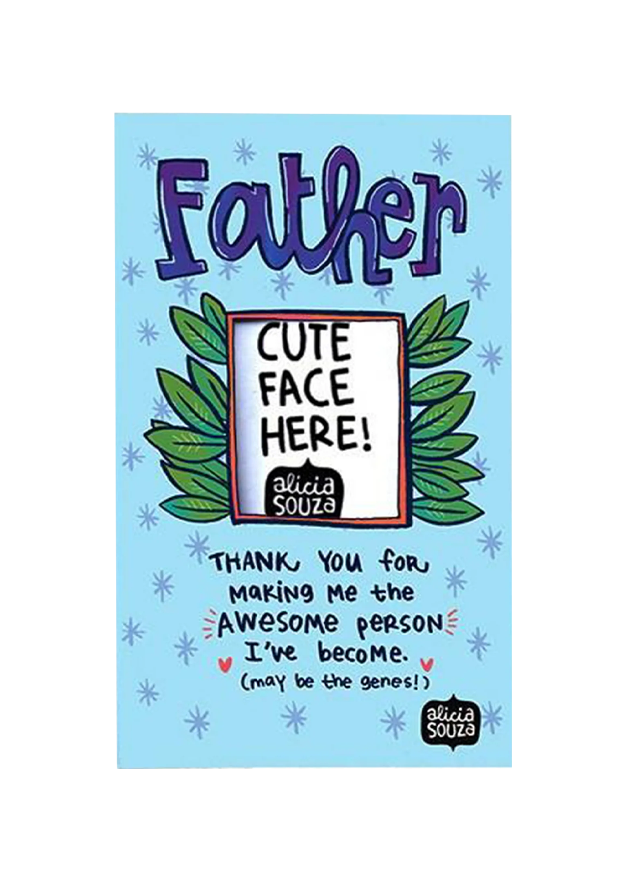 Father's love - Refrigerator magnetic frame (small)