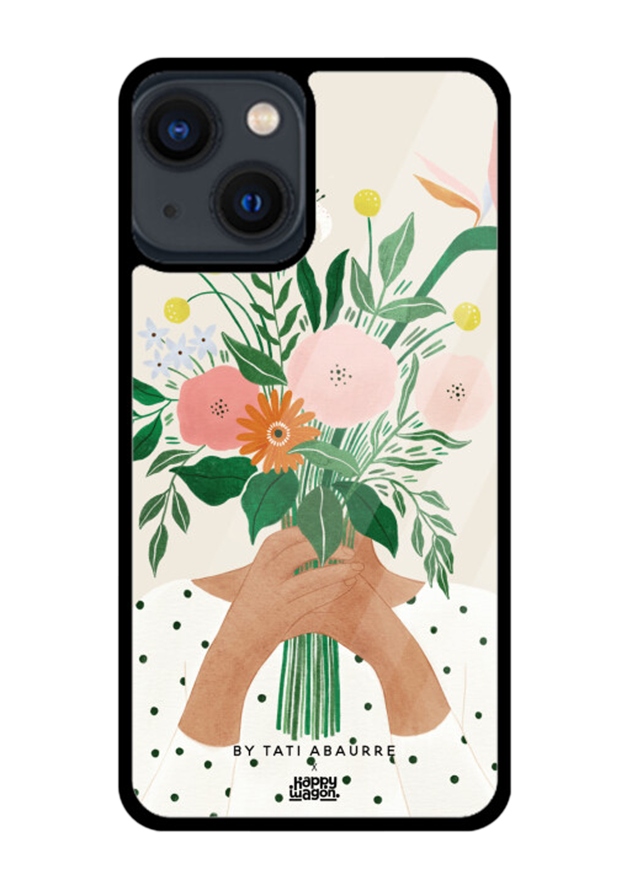 Flower On The Head Girl iPhone Cover