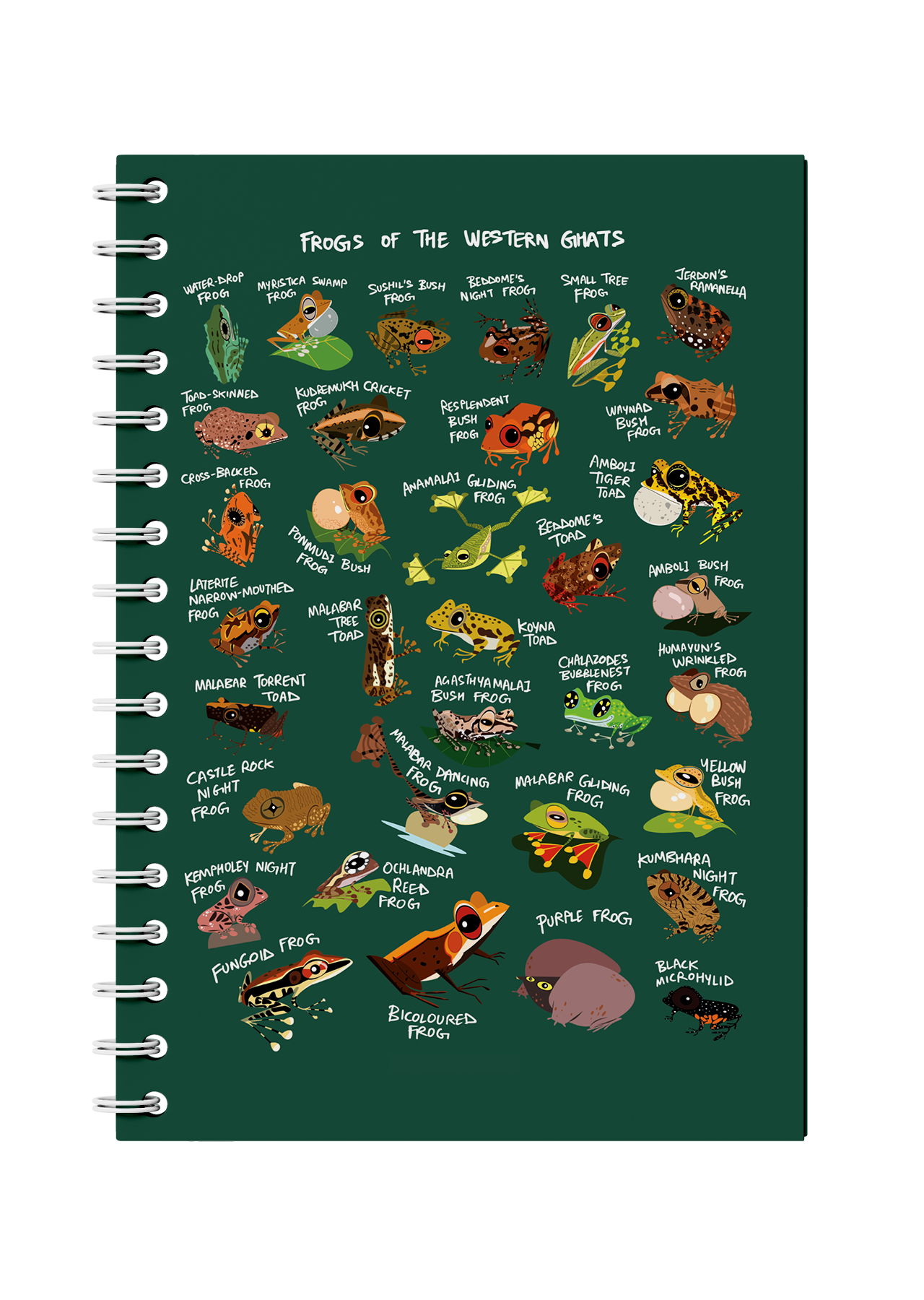 Frogs of the Western Ghats Notebook