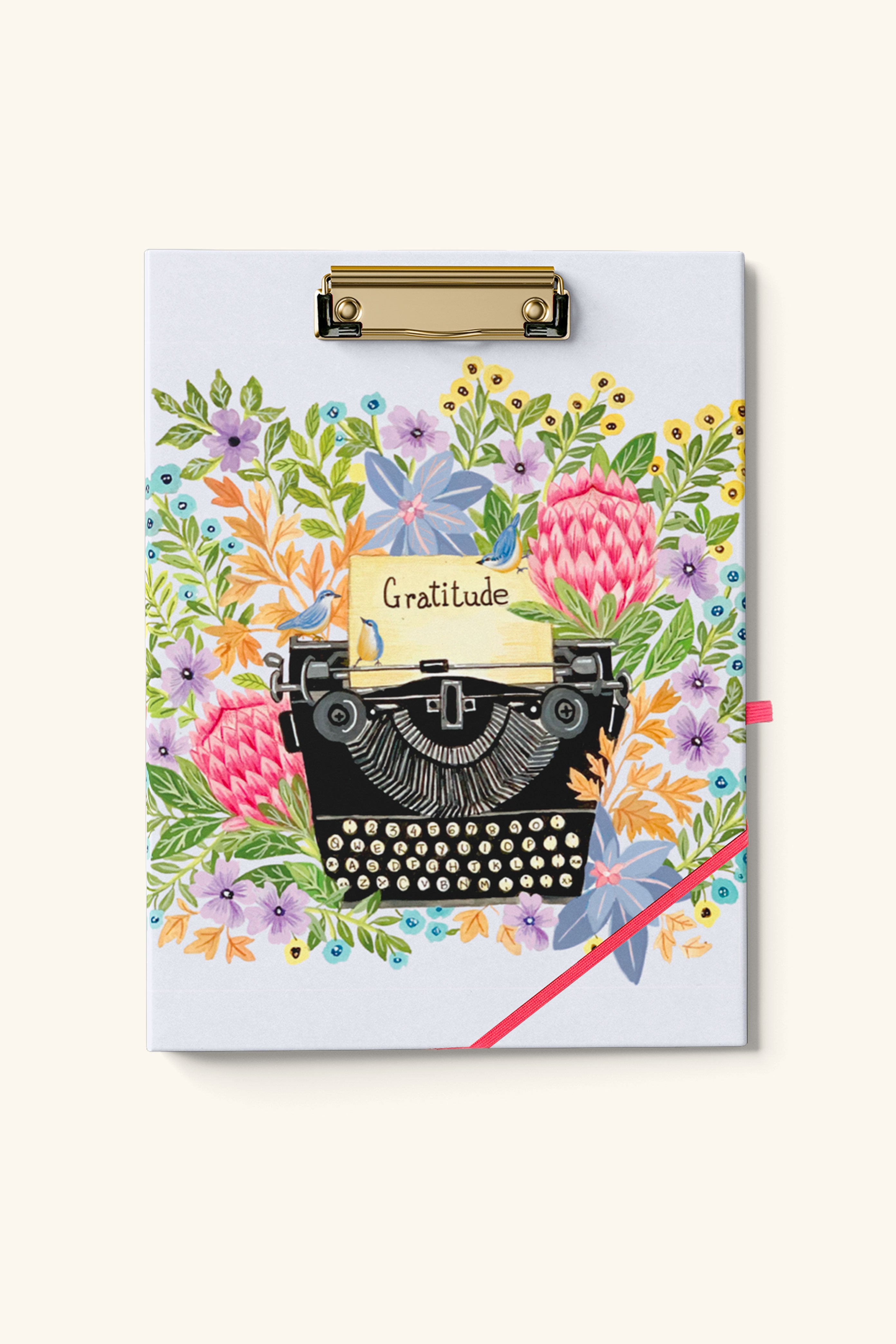 Gratitude Garden Clipfolio | Clipboard & Notepad Duo