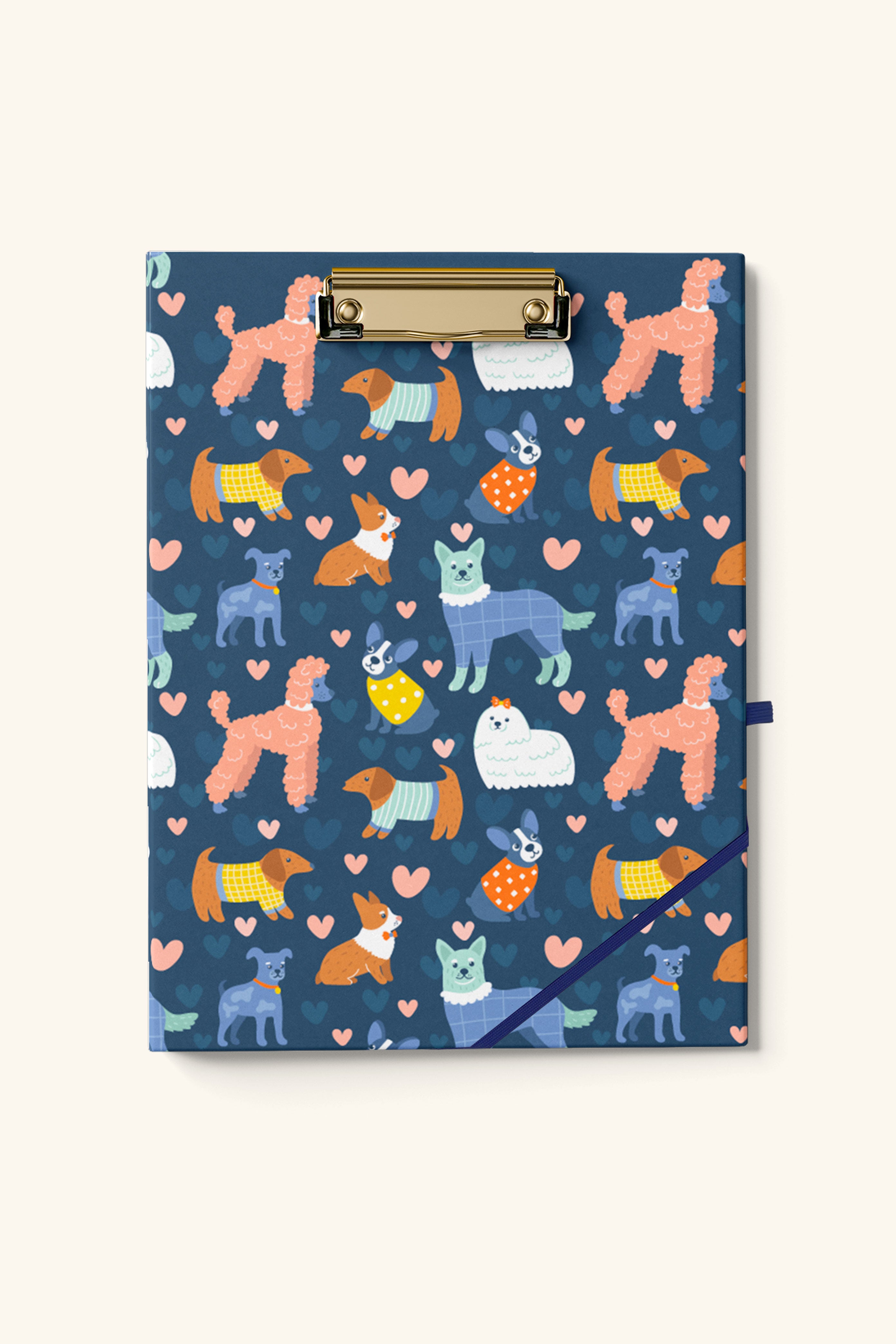 Doggo Love Clipfolio | Clipboard & Notepad Duo