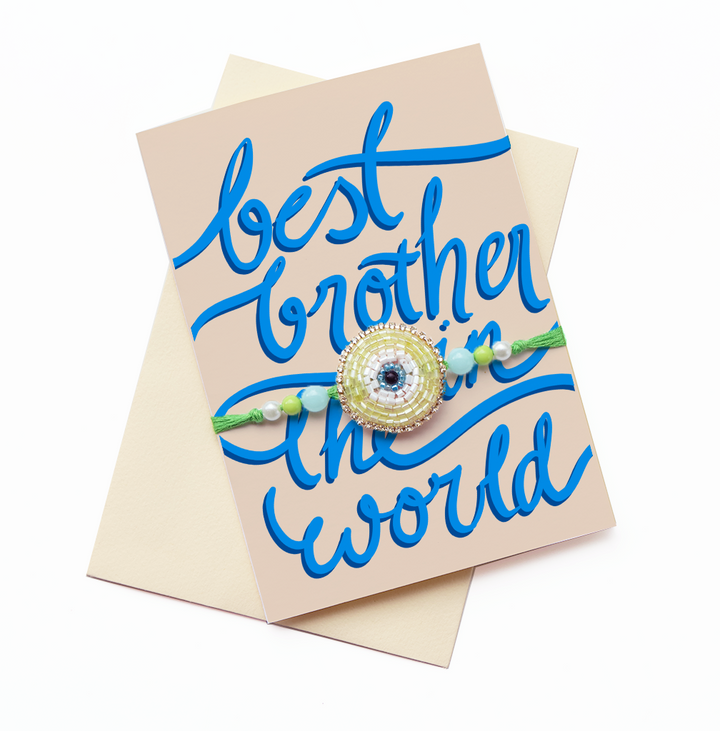 Best Brother In The World Greeting Card