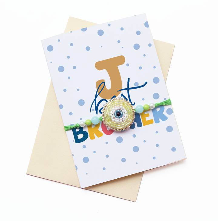 Personalise Best Brother Greeting Card