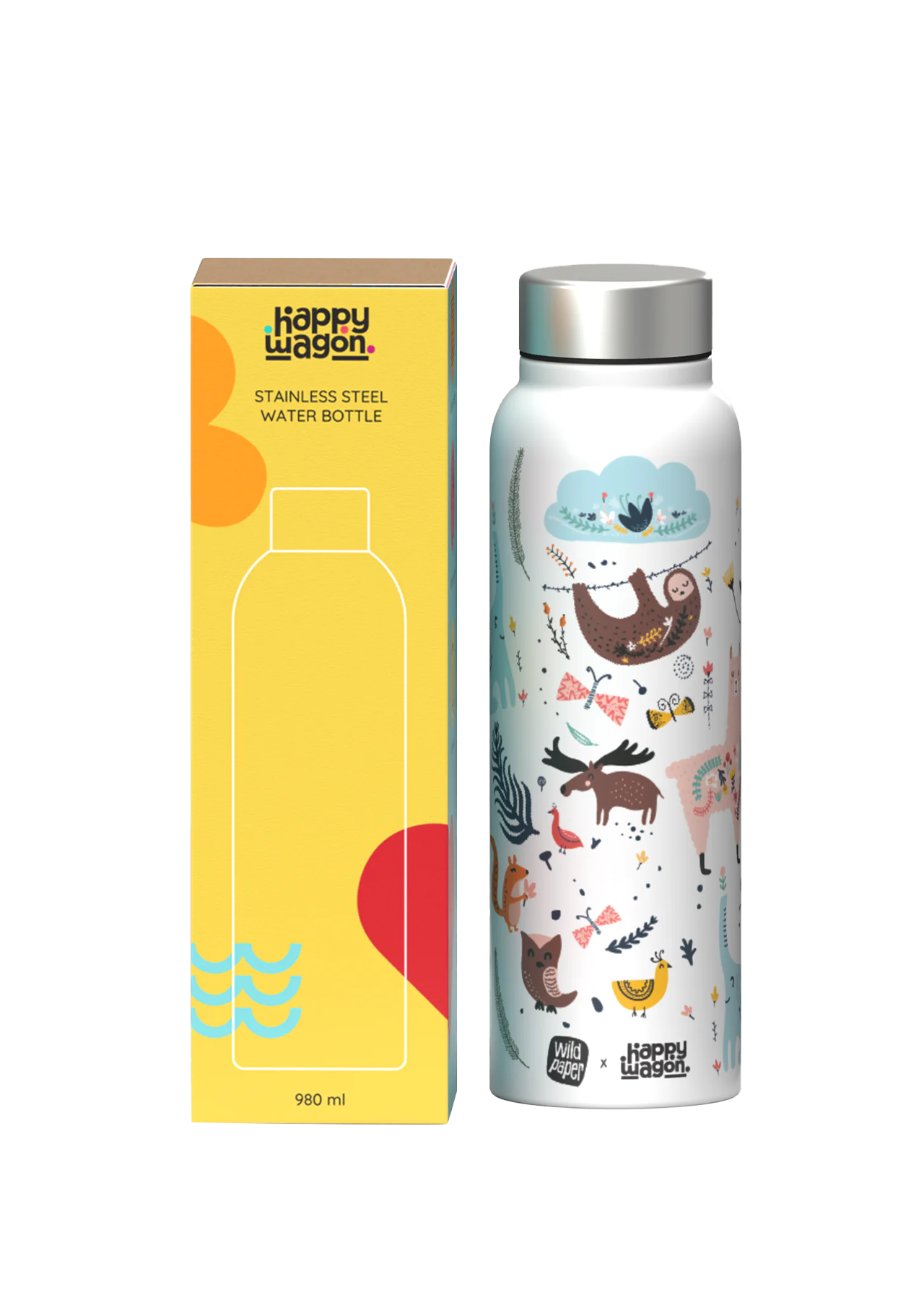 Growing Wild Water Bottle 980ml